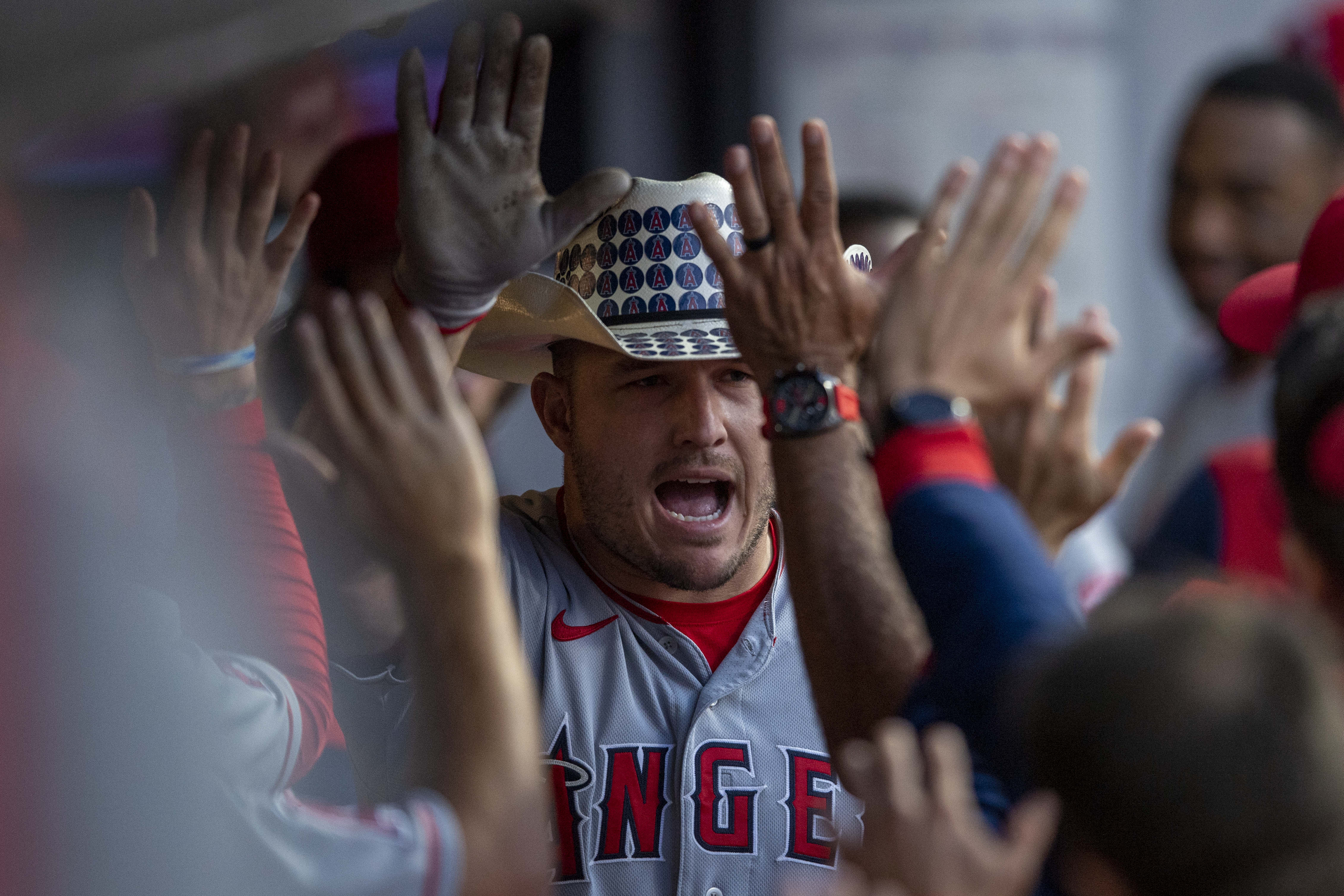 Mike Trout on the verge of MLB record after hitting a home run in