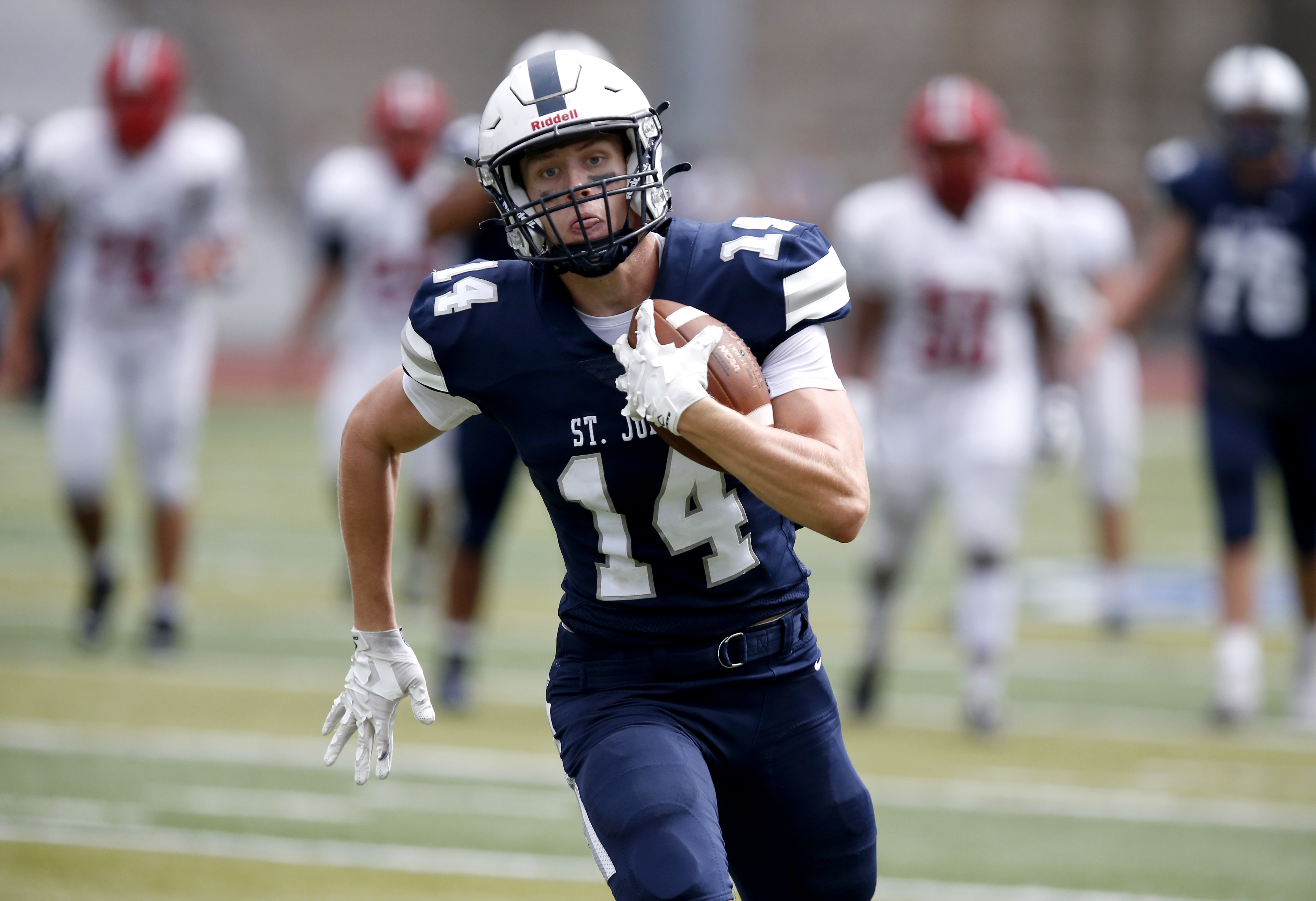 Jackson Delaney and St. John's Prep had clear sailing in Saturday's win.