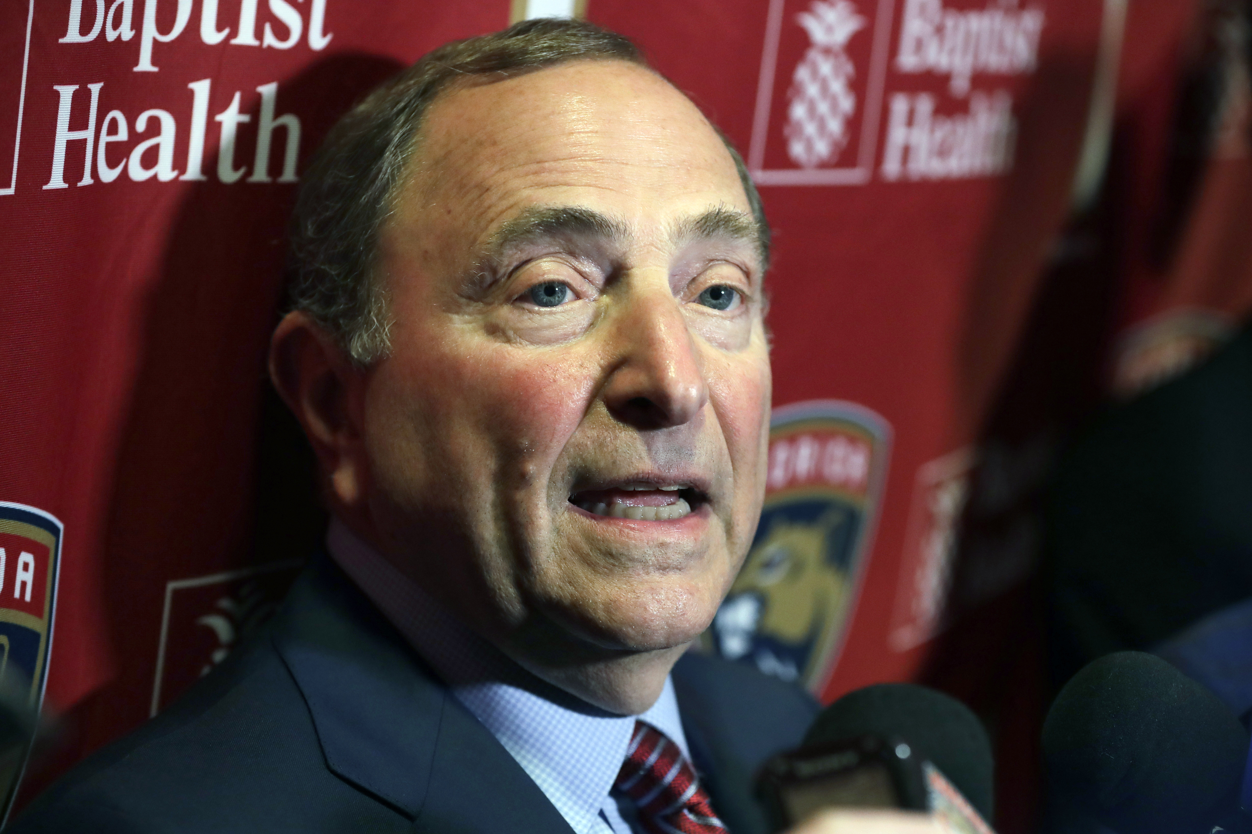 Gary Bettman outlined the plan Tuesday afternoon.