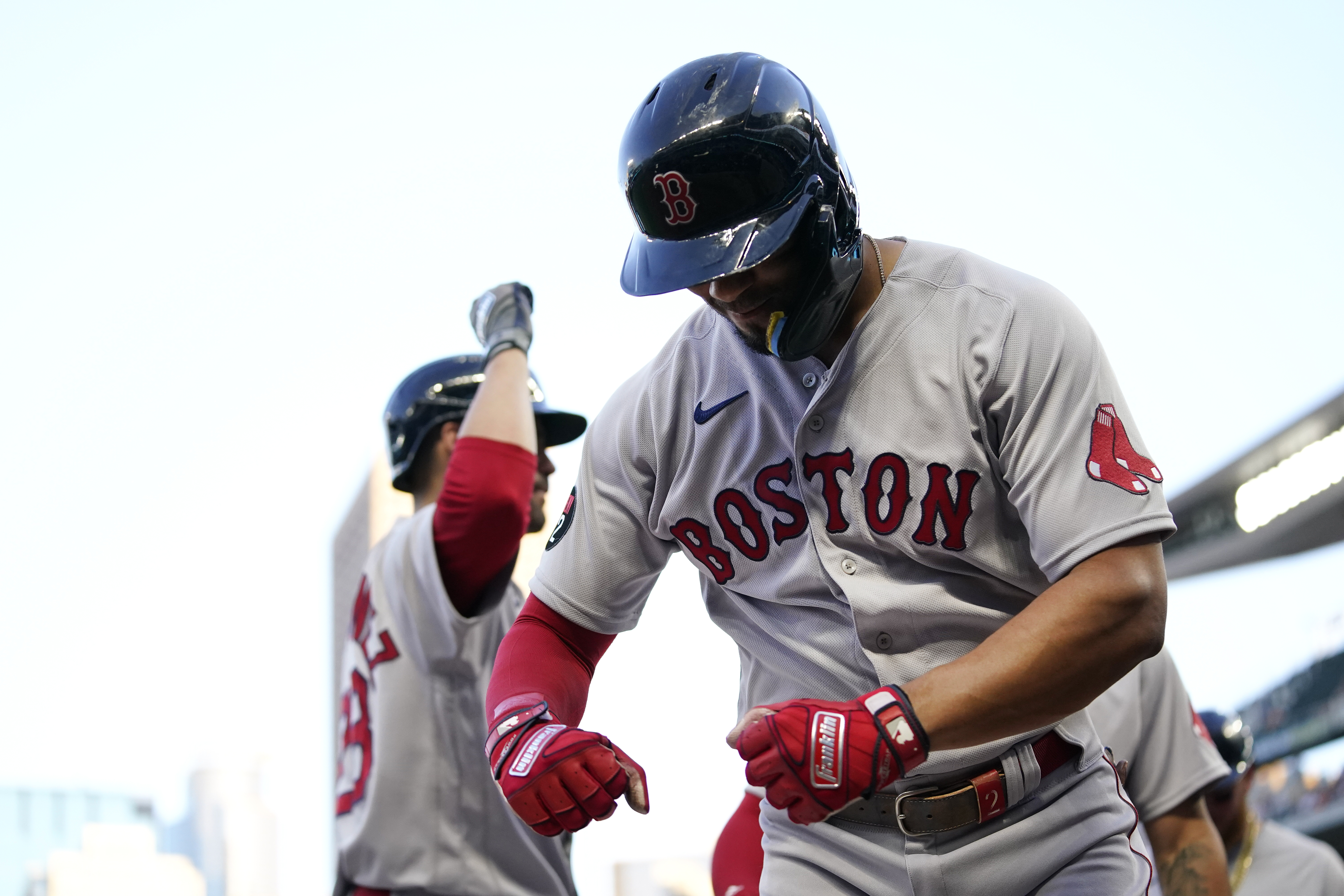 In a rain-shortened Red Sox win, Xander Bogaerts provided one more great  moment for the Fenway faithful - The Boston Globe