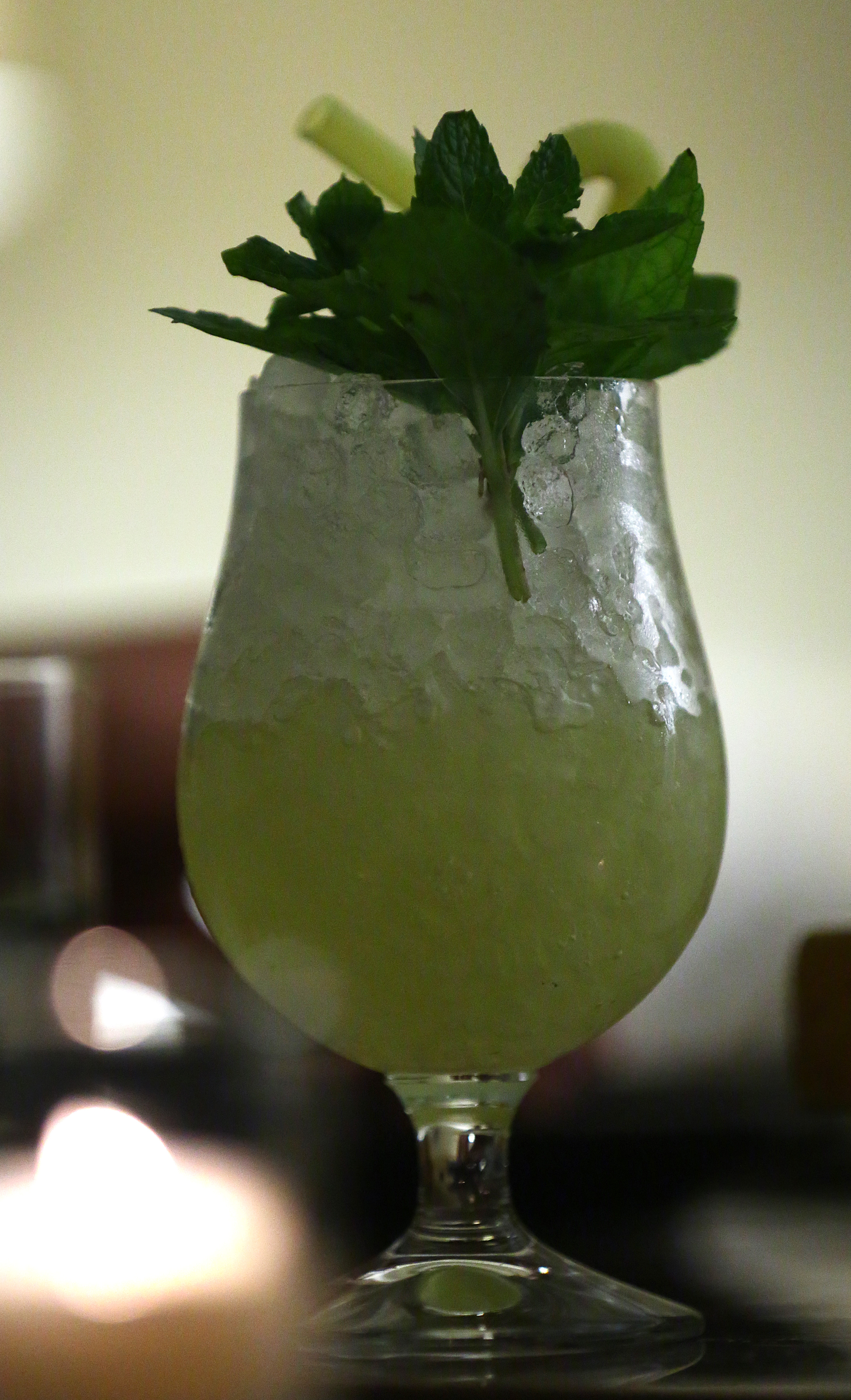 A Yuzu Whiskey Smash from Uni.
