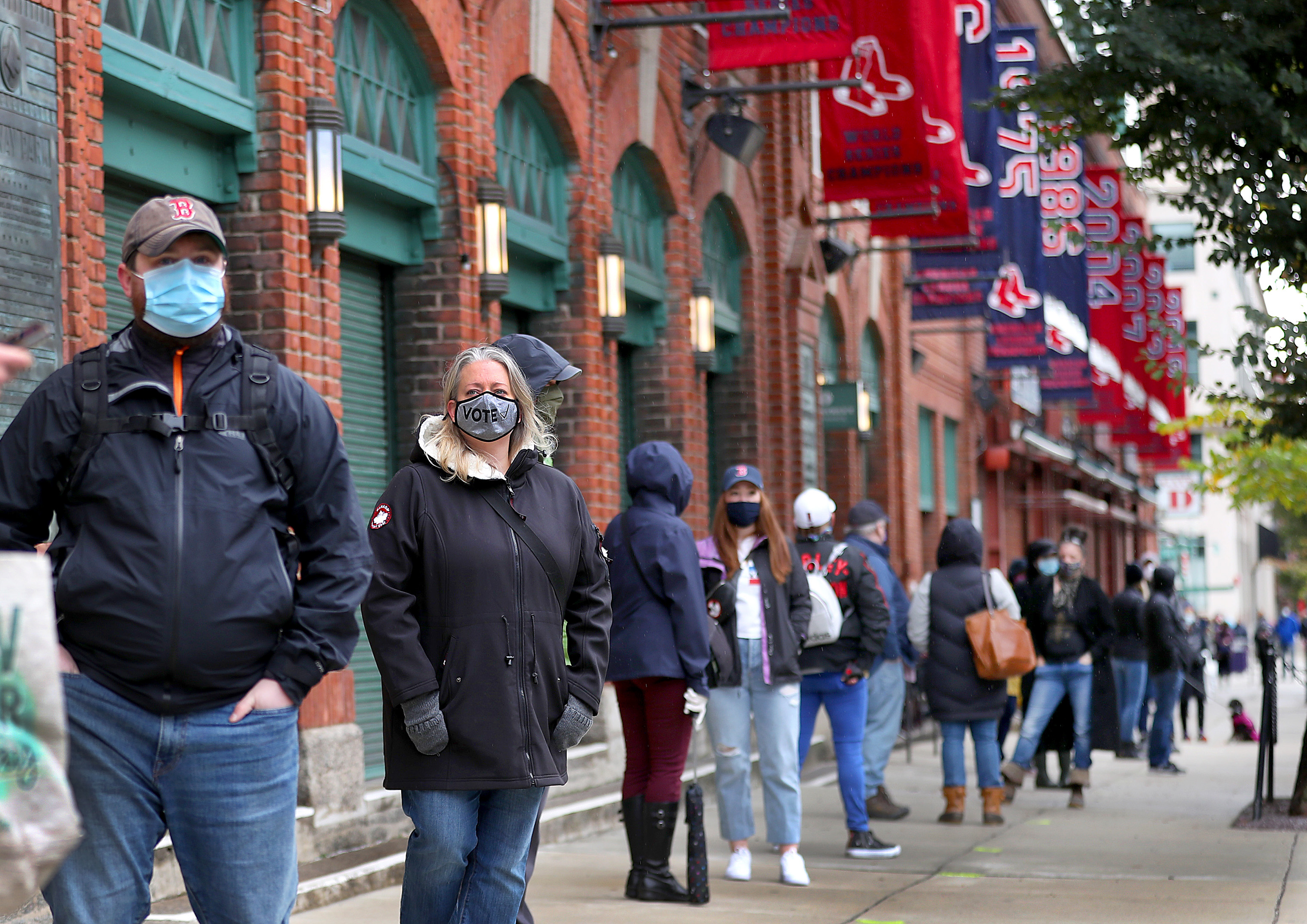 Fenway Park hosts early voting for Boston residents this weekend
