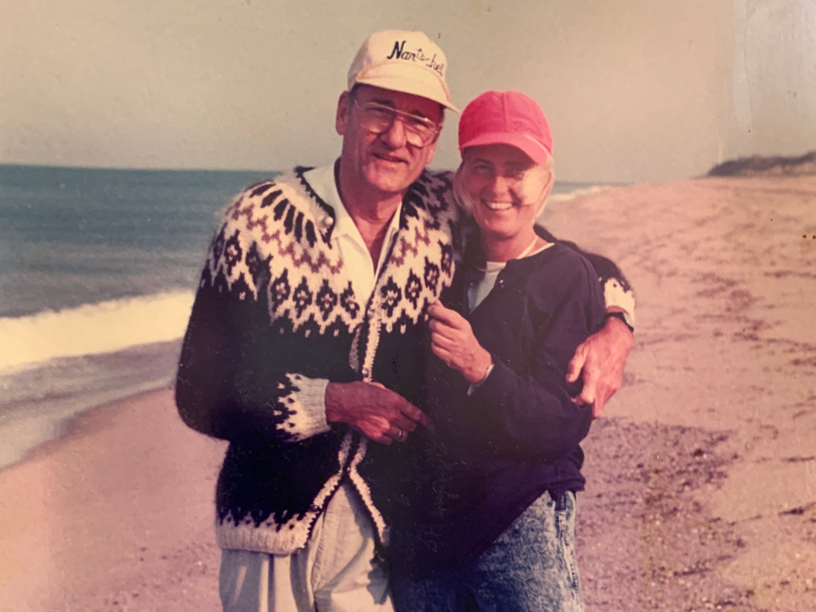 Popov's grandparents on Nantucket in an undated photo.