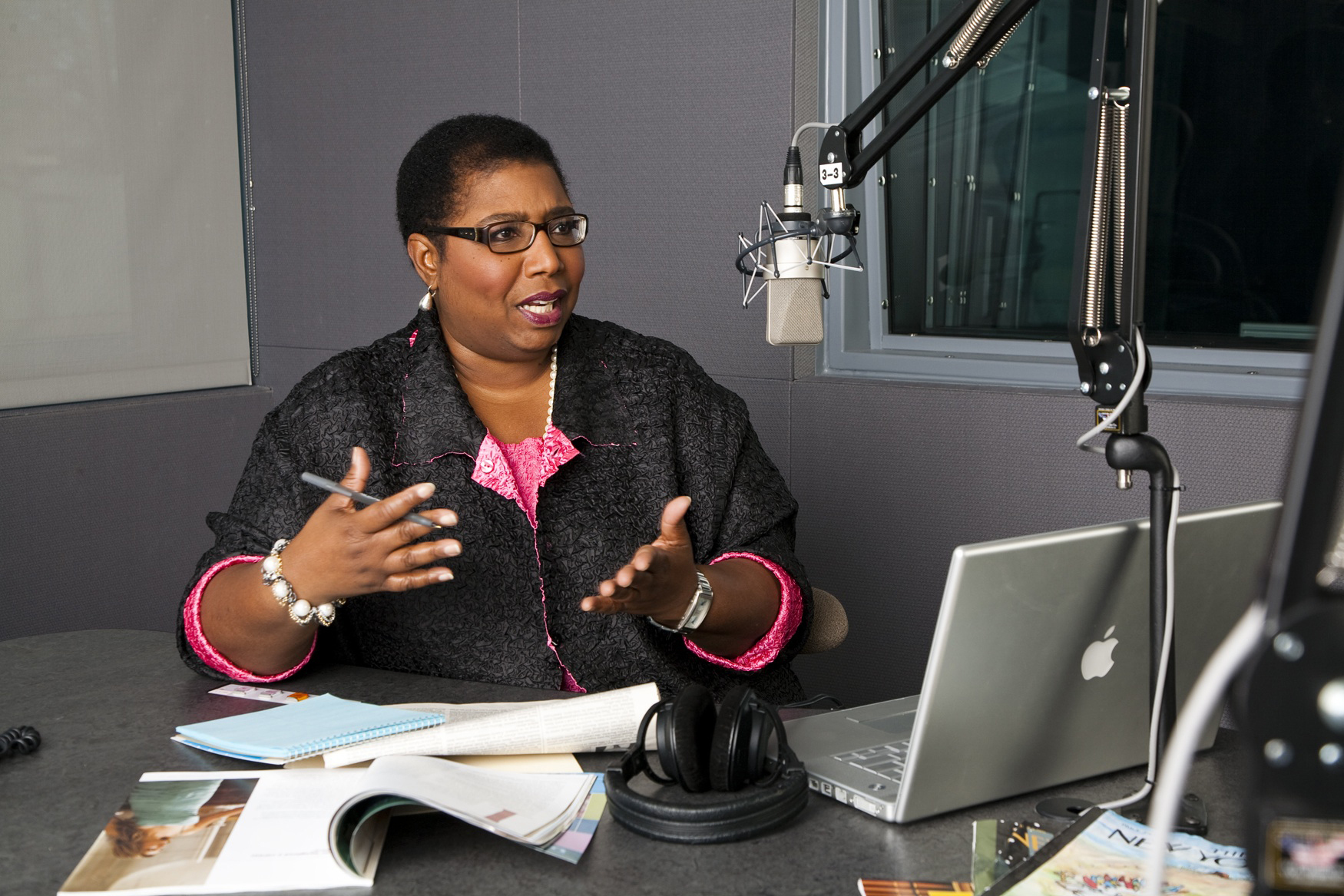 Radio talk-show host Callie Crossley