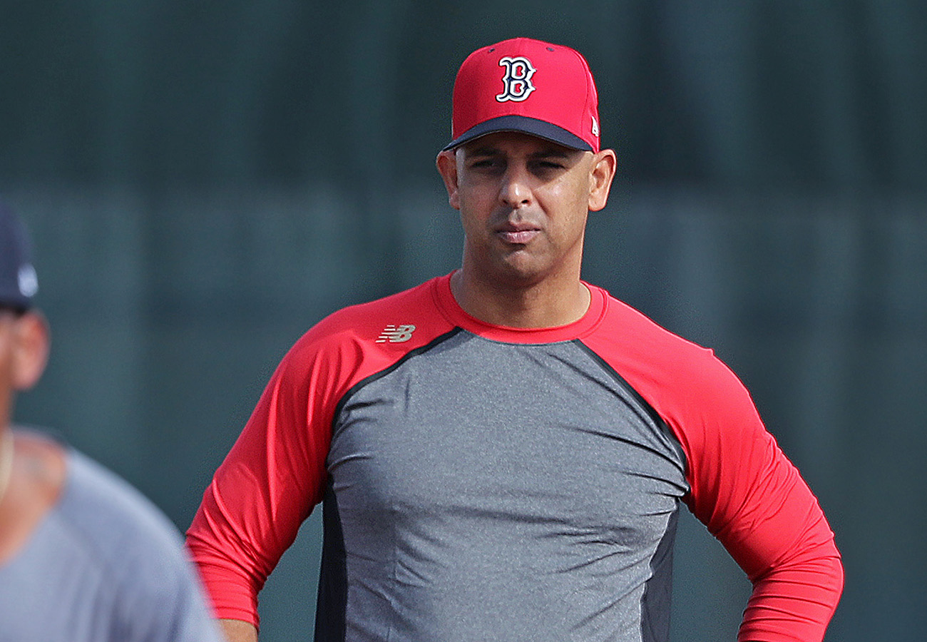 LIVE with Alex Cora after Spring Training Workouts 