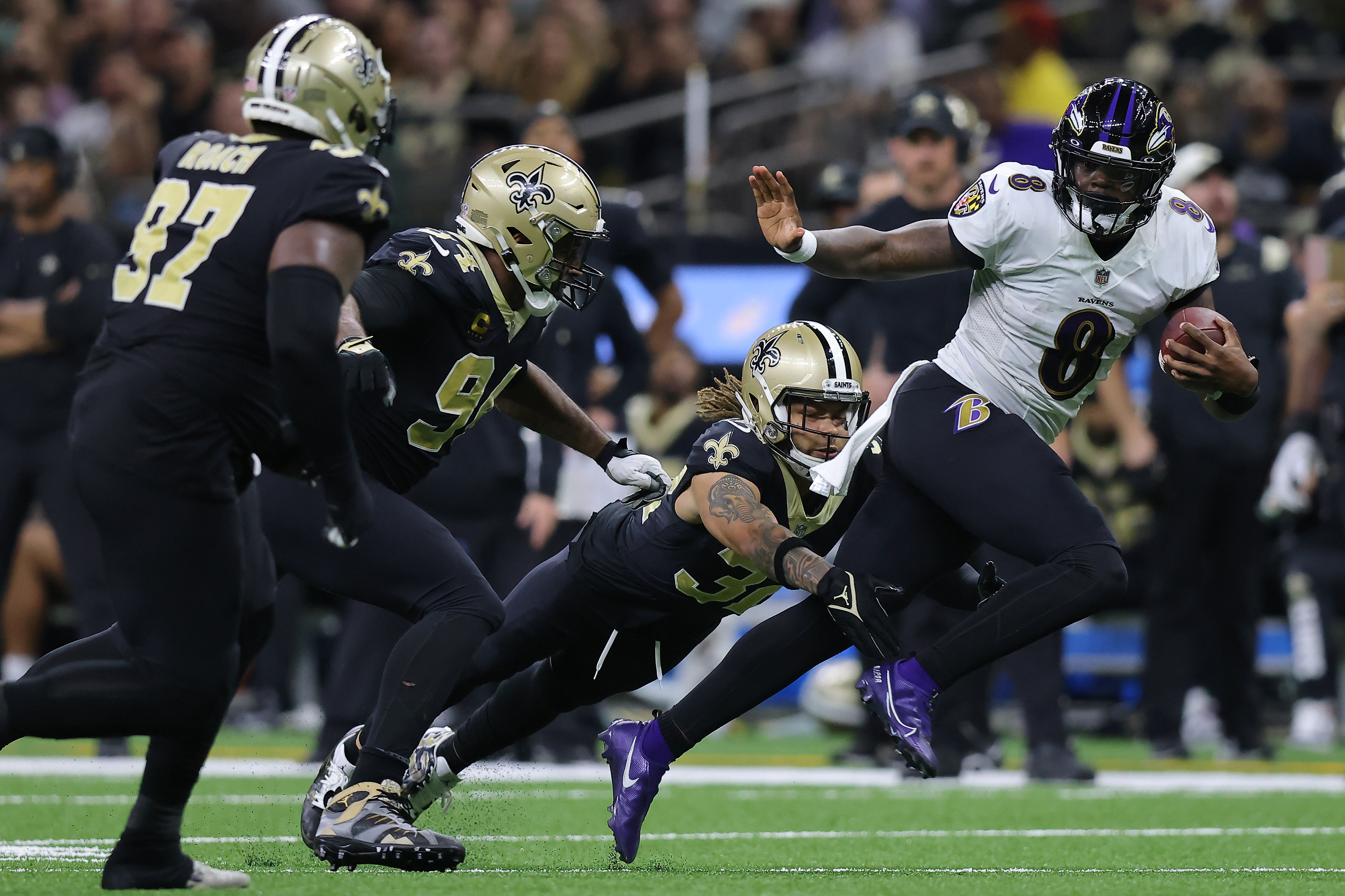 Ravens, Jackson, aim to stop Saints' resurgence on MNF