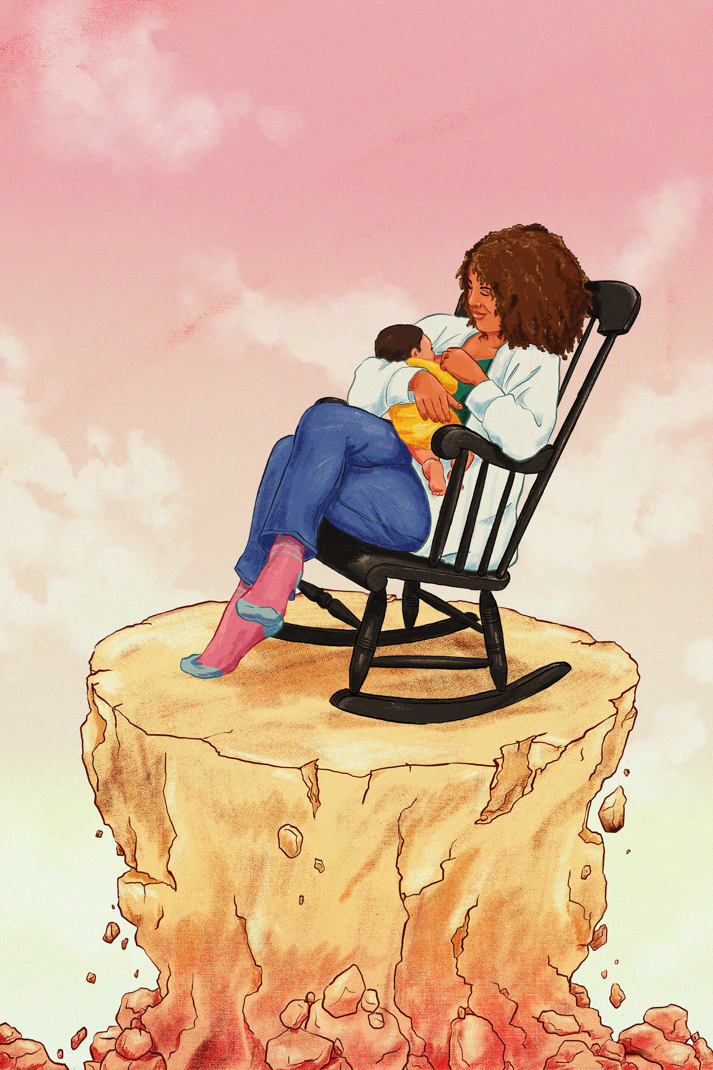 Giving birth provokes profound changes in a woman’s brain. That may be especially helpful in a crisis like this.