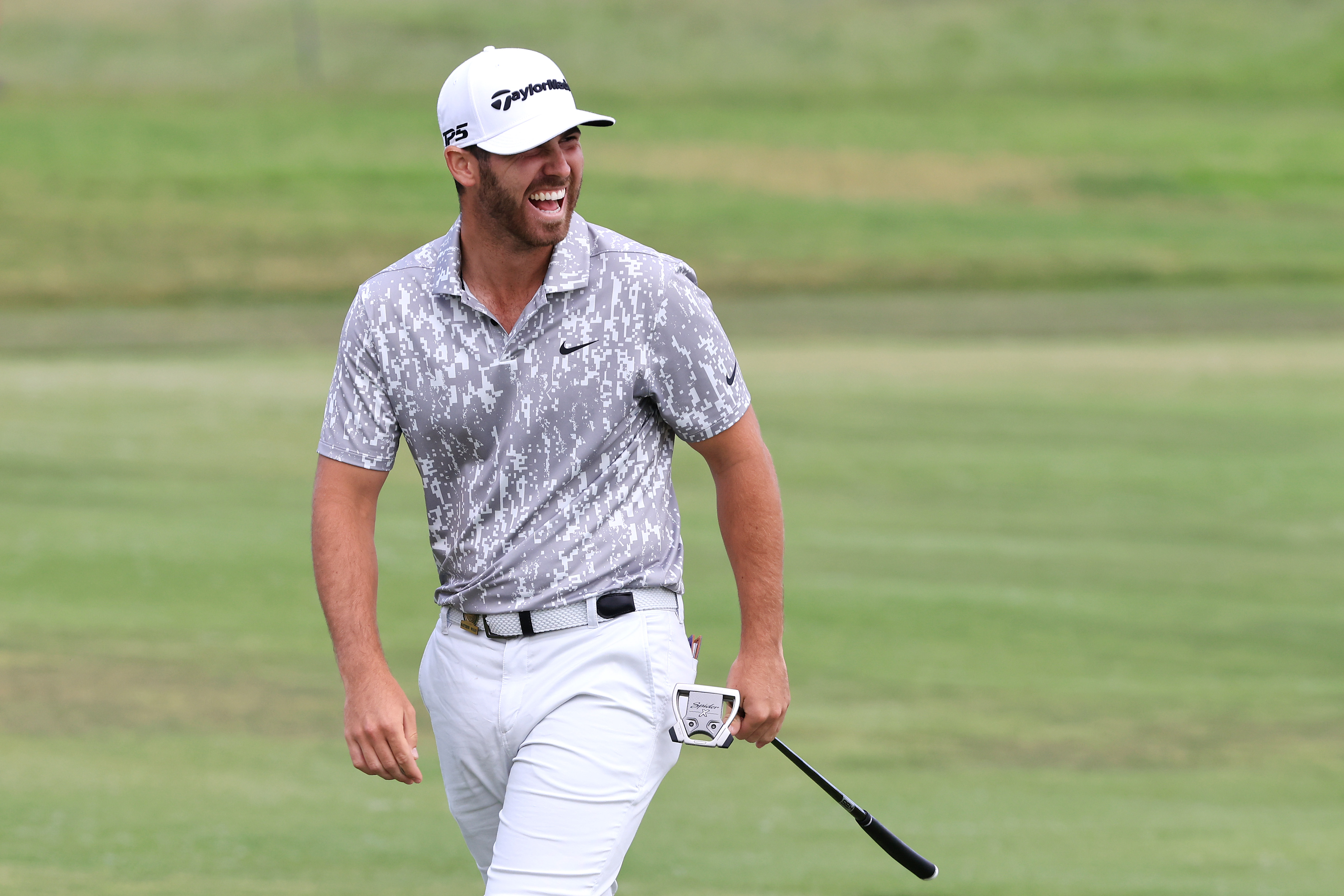 Matthew Wolff had plenty to be happy about Friday at Torrey Pines.