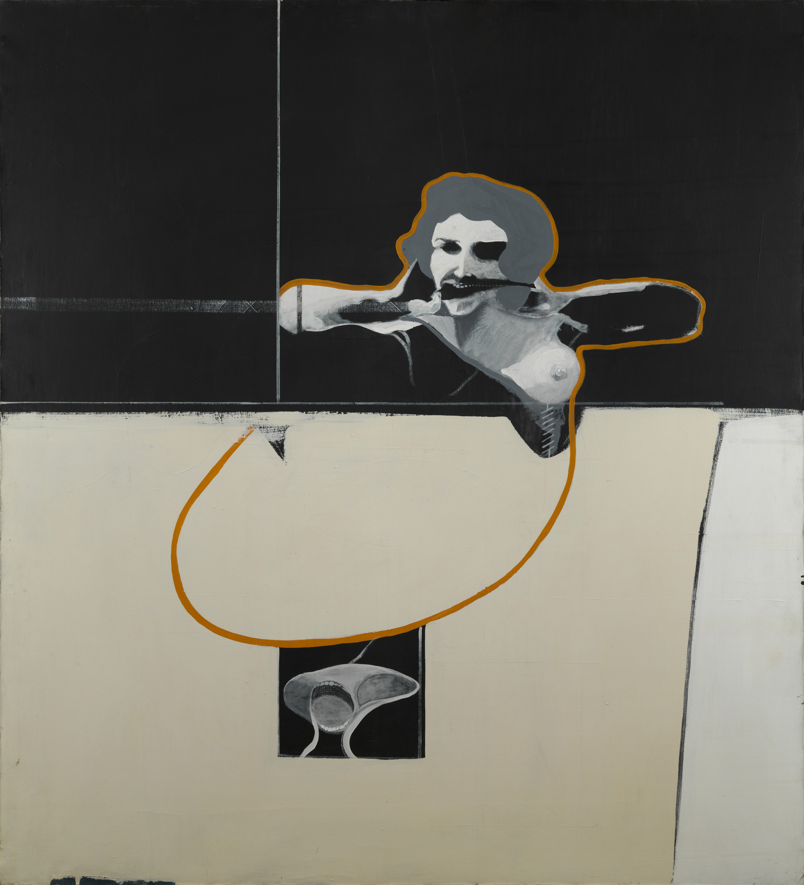 David Lynch, "Woman with Screaming Head," 1968.