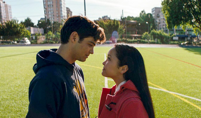 Noah Centineo and Lana Condor in “All the Boys I've Loved Before.”