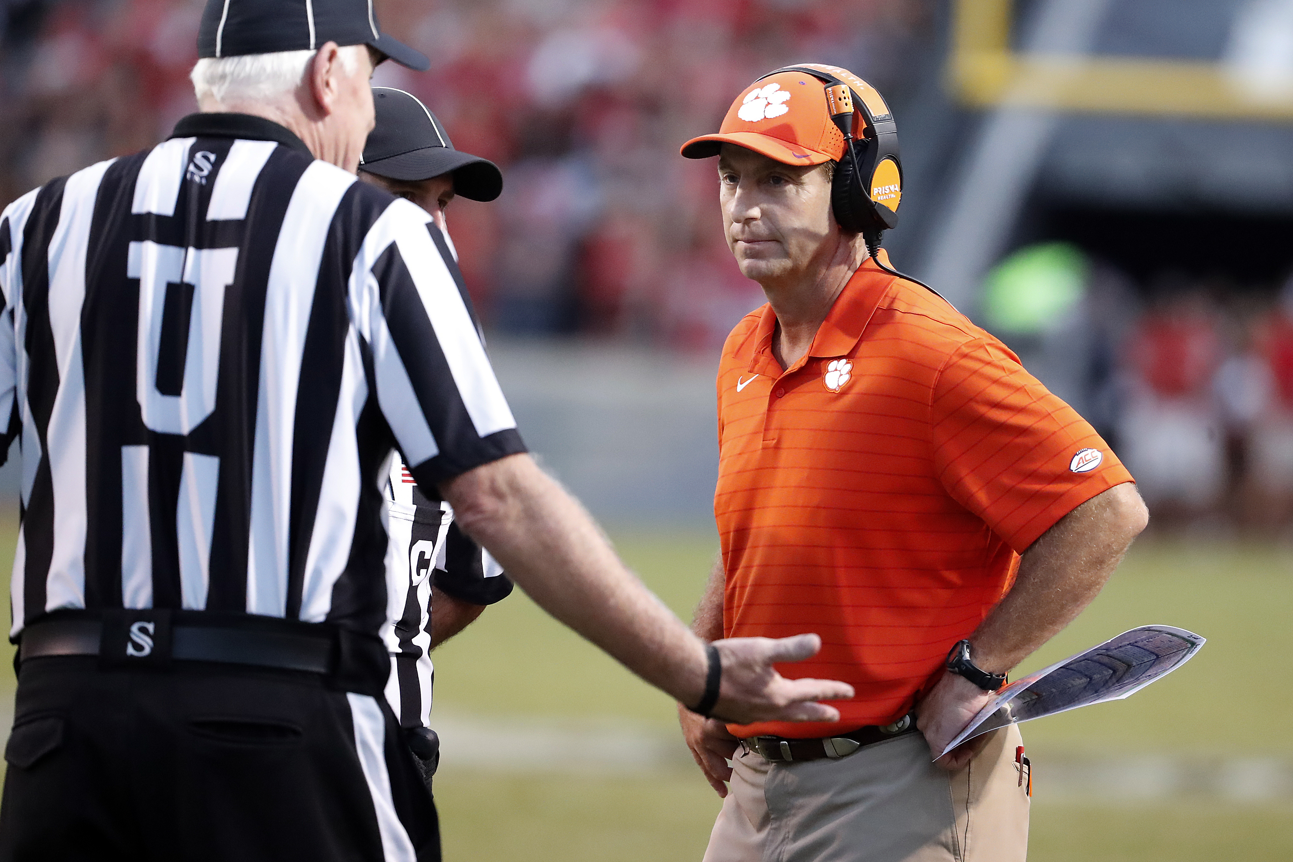 \Dabo Swinney and Clemson face BC this weekend.