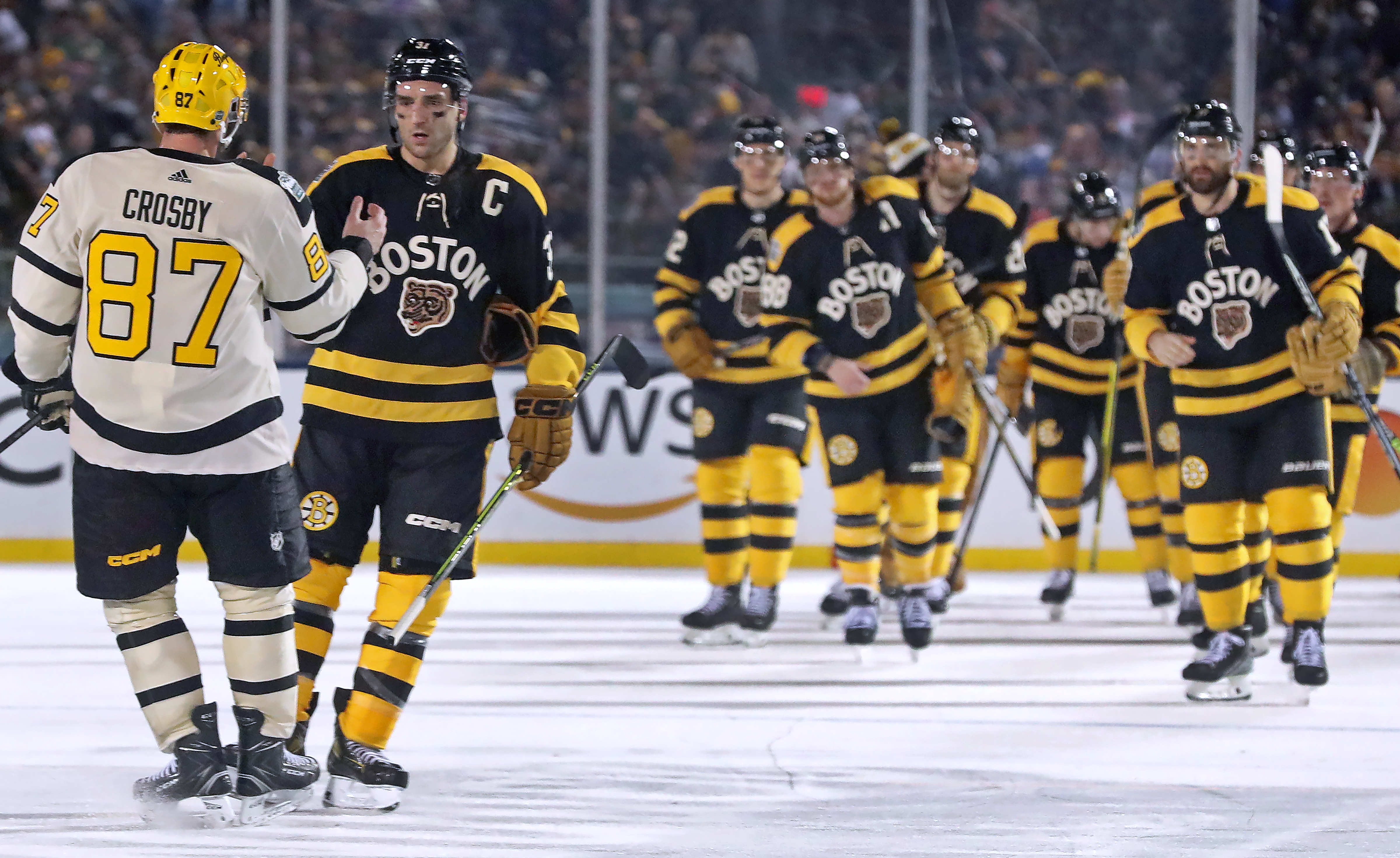 Pavel Zacha Boston Bruins 2023 NHL Winter Classic Game-Used Jersey