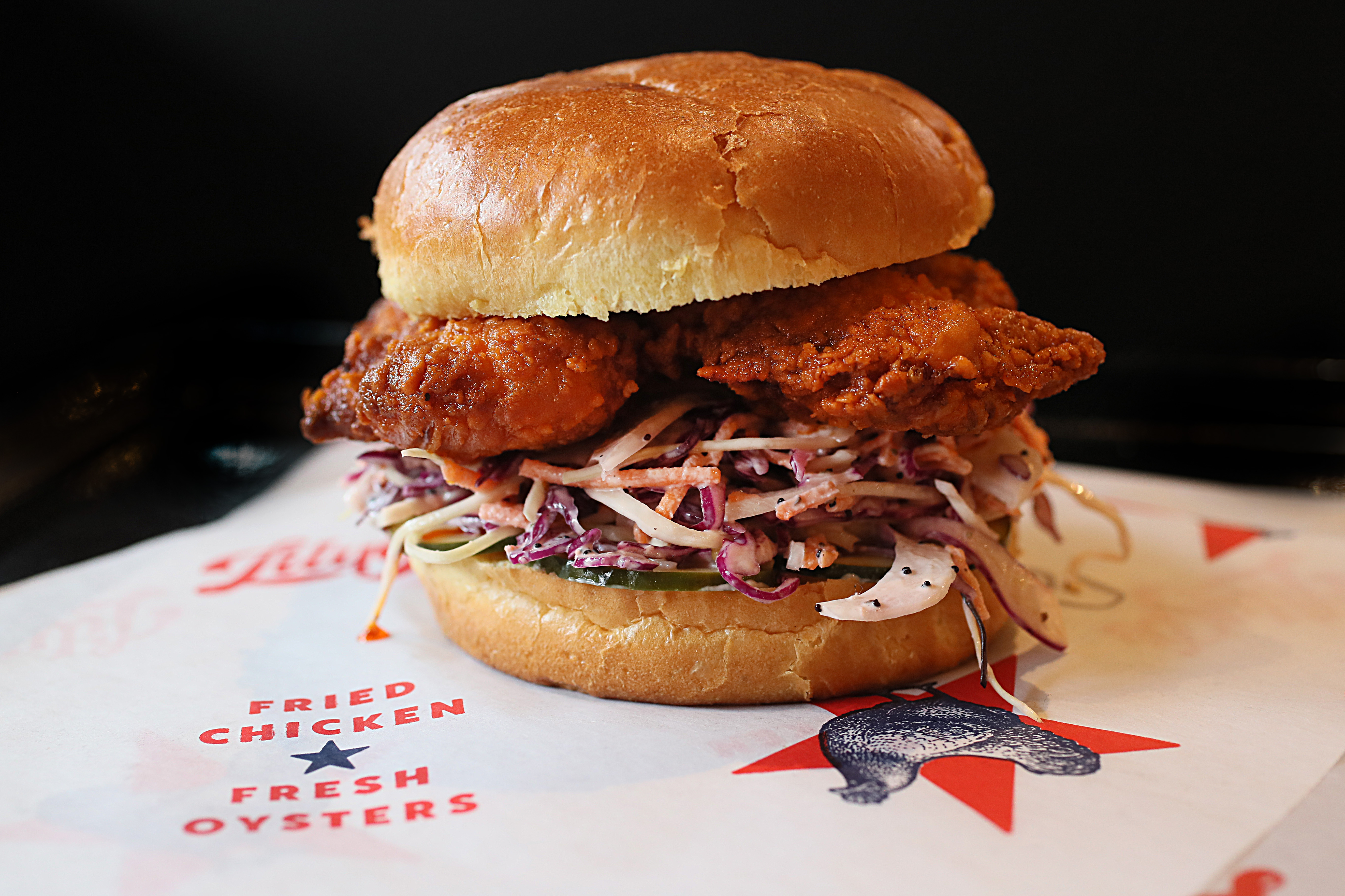 Lily P's fried chicken sandwich