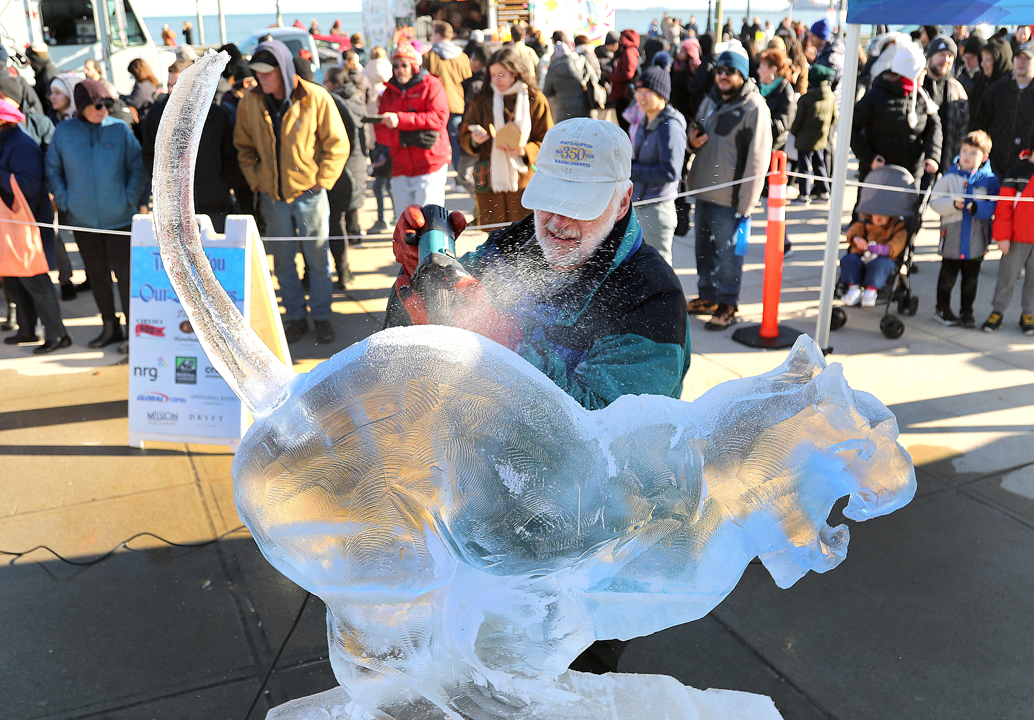 Ice Sculptures at Revere Beach: A Chilling Display of Artistry