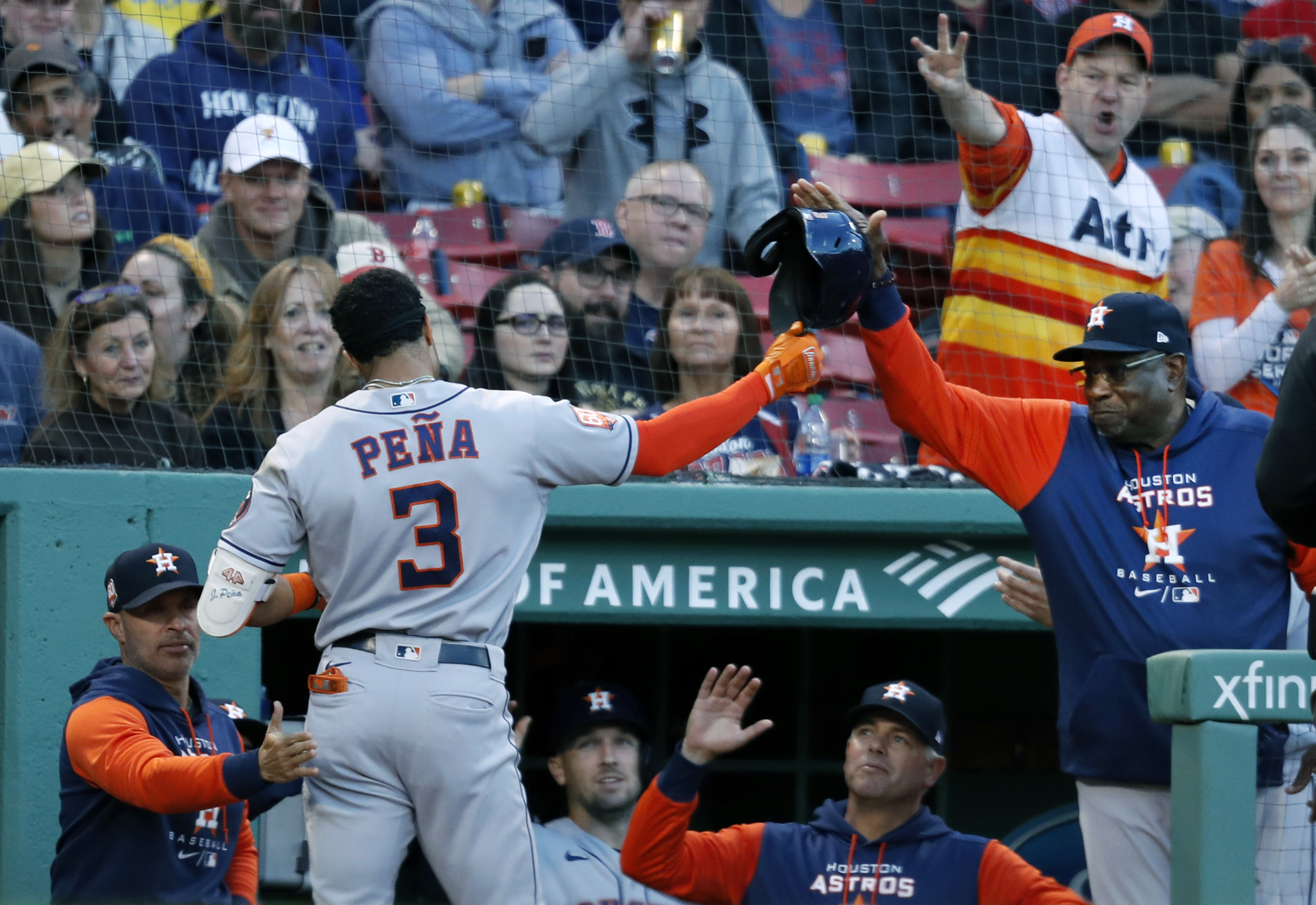 Astros' Jeremy Peña, New England native and son of a big leaguer