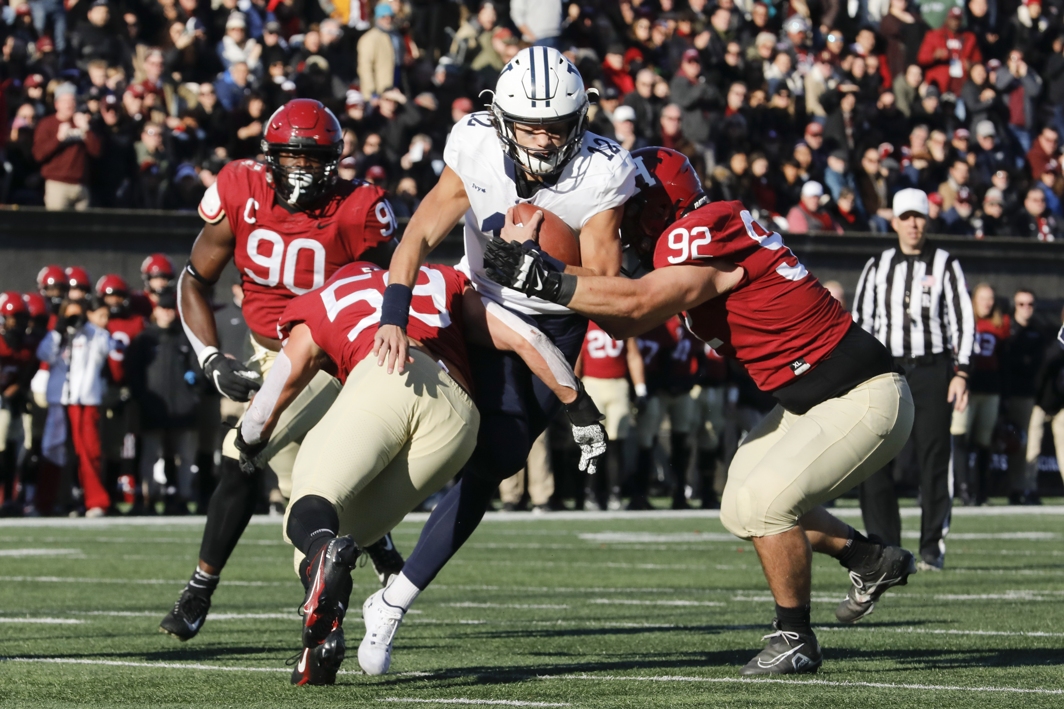 Yale turns back Harvard to win The Game and Ivy League football title - The  Boston Globe