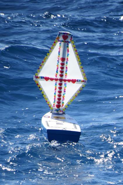 The "Sacred Heart Star of the Sea" was launched in the Indian Ocean last year. After more than 400 days, it landed in Australia.