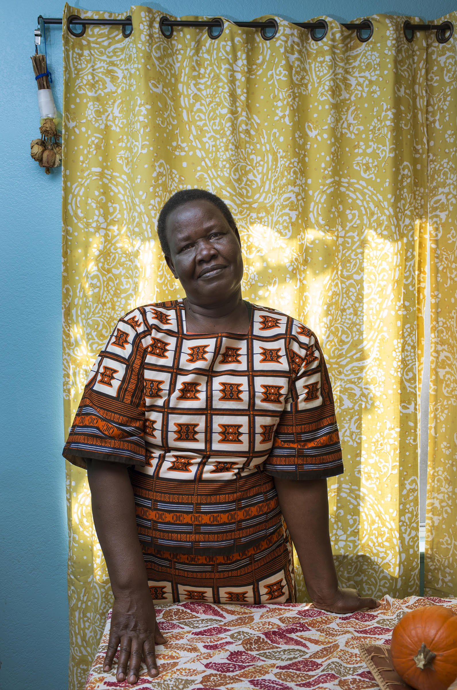 Mary, a woman from Uganda who lives with her middle daughter's family in San Jose, Calif.