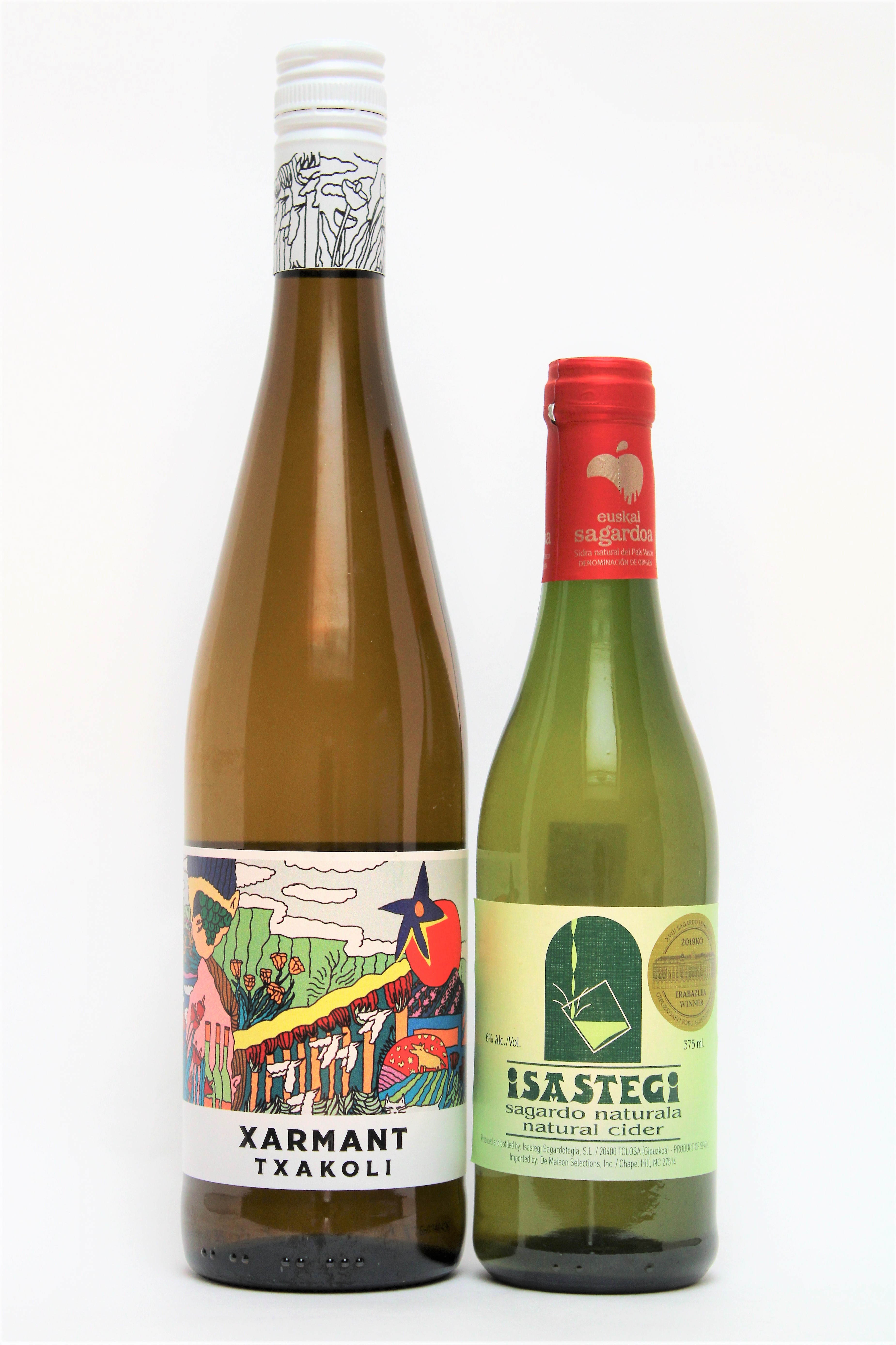 Enjoy a richer style of the spritzy white wine, plus an earthy artisanal cider.
