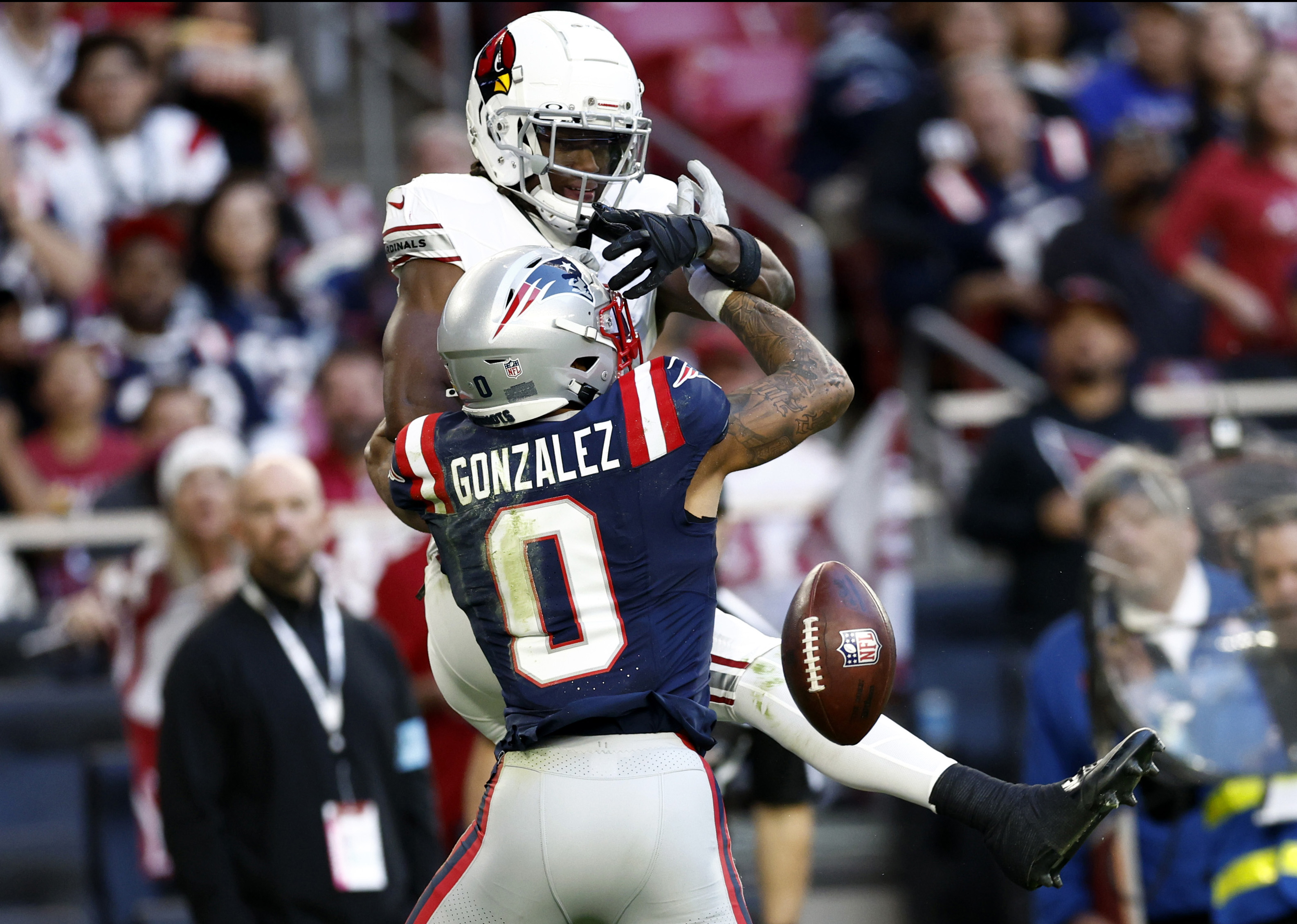 Challenge Patriots cornerback Christian Gonzalez at your own risk