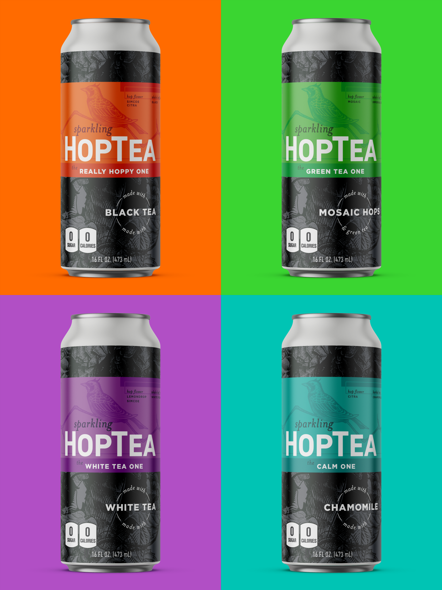 Hoplark HopTea flavors.