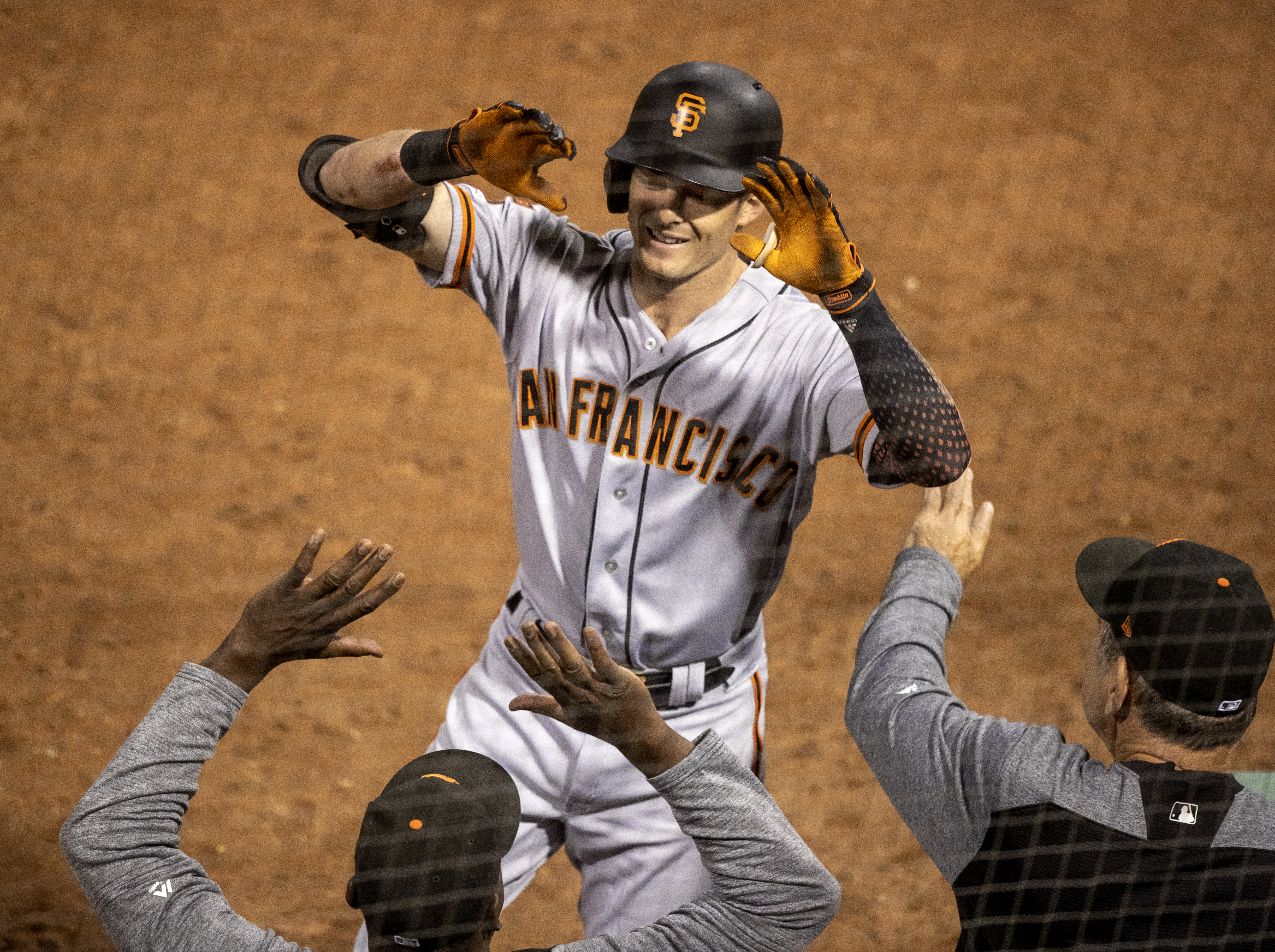Giants outfielder Mike Yastrzemski has a .281 career average since debuting in 2019.