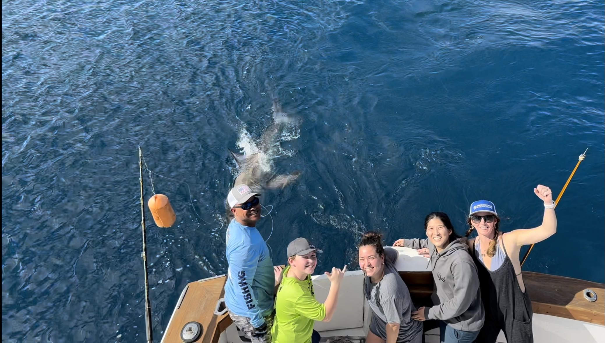 Mass. 12-year-old reels in 400-pound great white shark off Florida