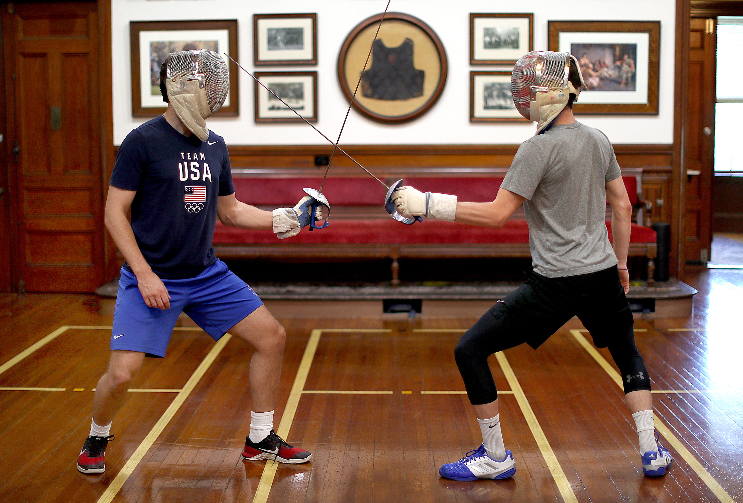 Mackiewicz (left) and Dershwitz excel at a sport their coach refers to as "physical chess."