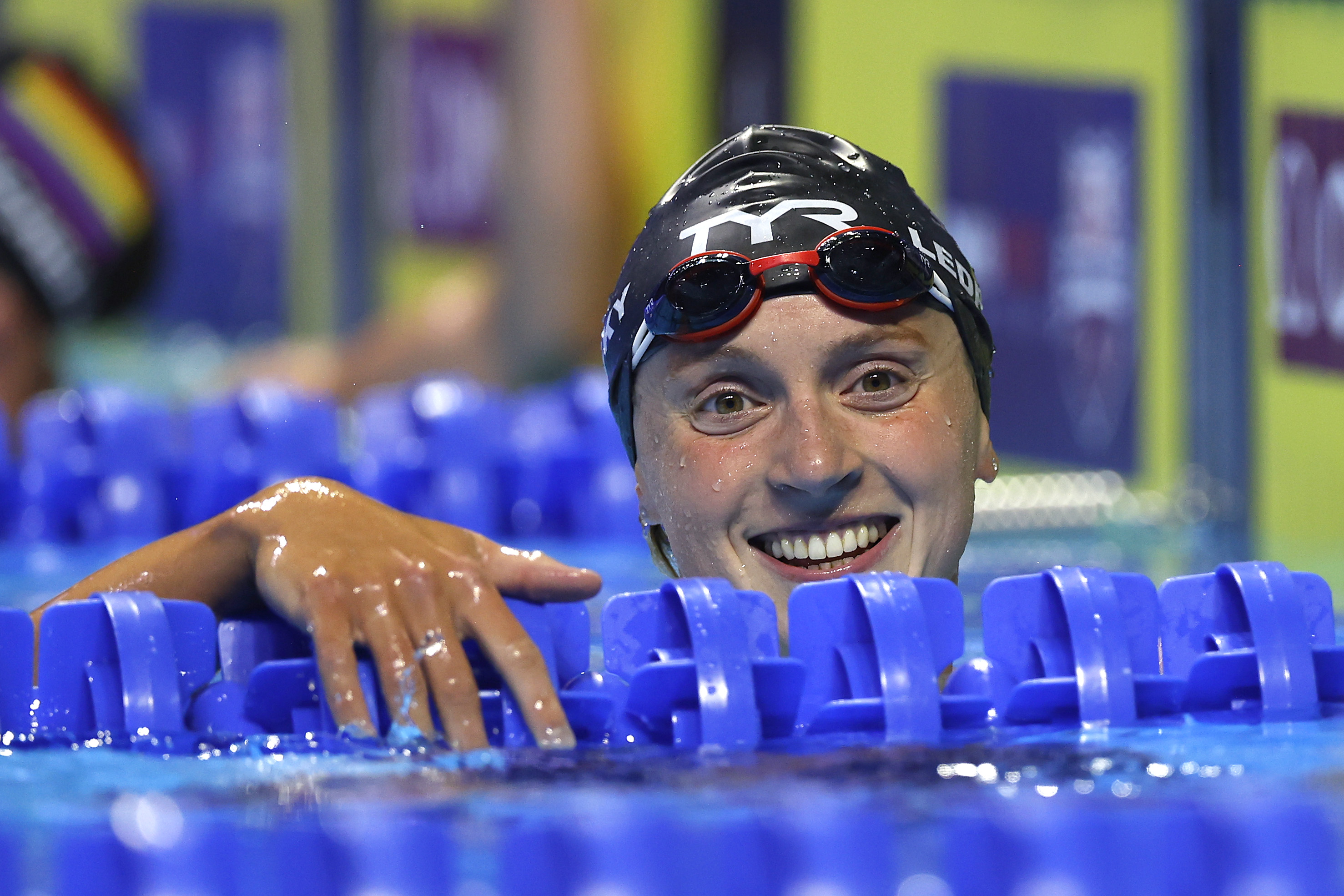 Katie Ledecky was two for two on Wednesday, taking the 200-meter freestyle just 70 minutes before breezing through the 1,500 free at the U.S. Olympic trials.