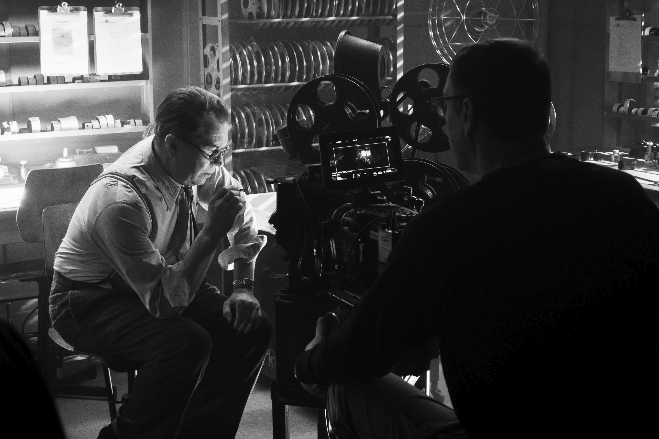 Gary Oldman as Herman Mankiewicz in "Mank."