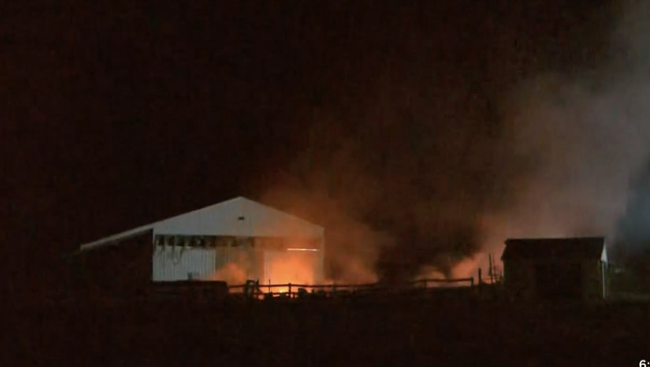 Threealarm fire destroys barn at historic New Hampshire farm visited