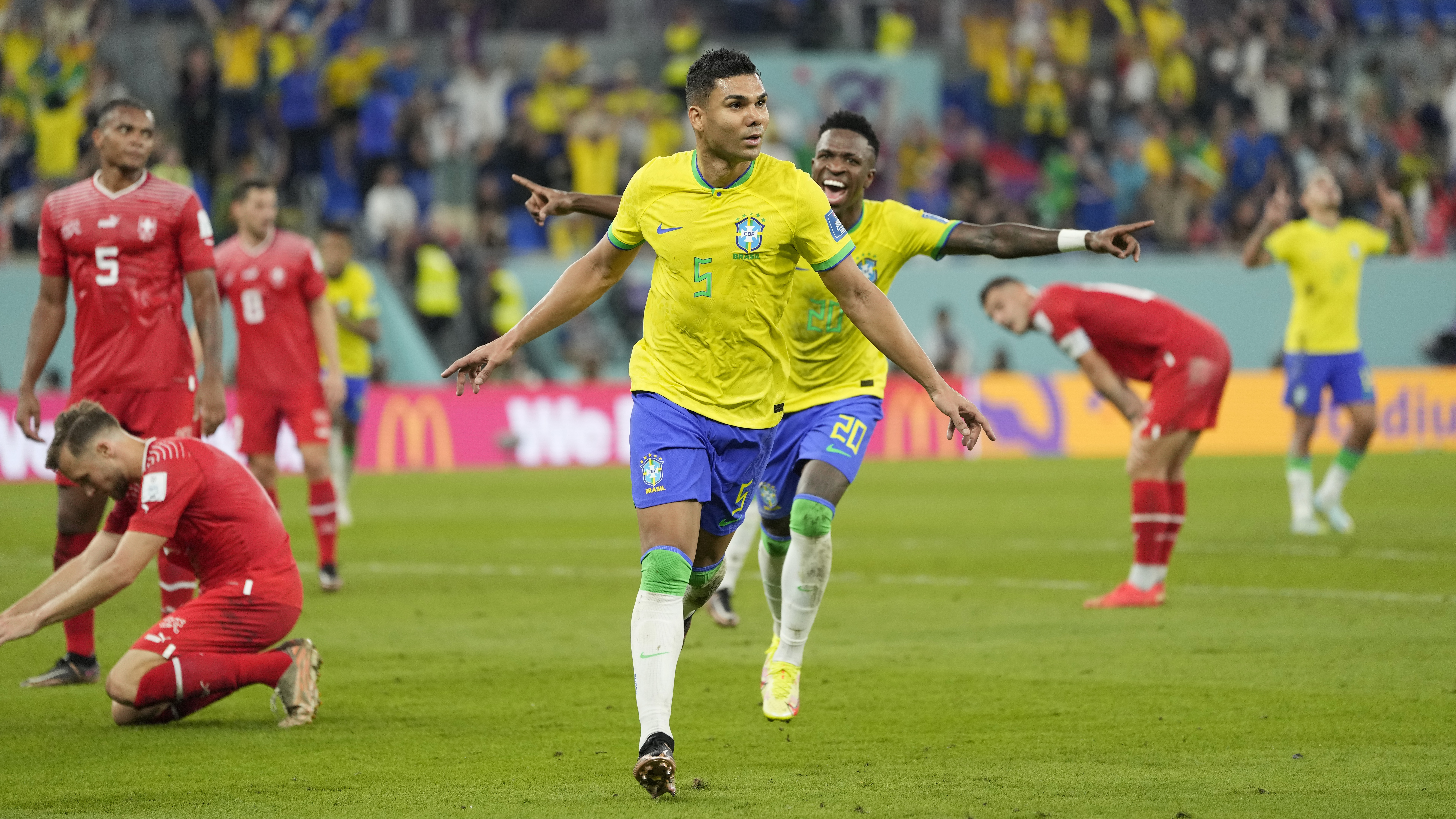 Brazil beats Switzerland at World Cup, even without Neymar's help