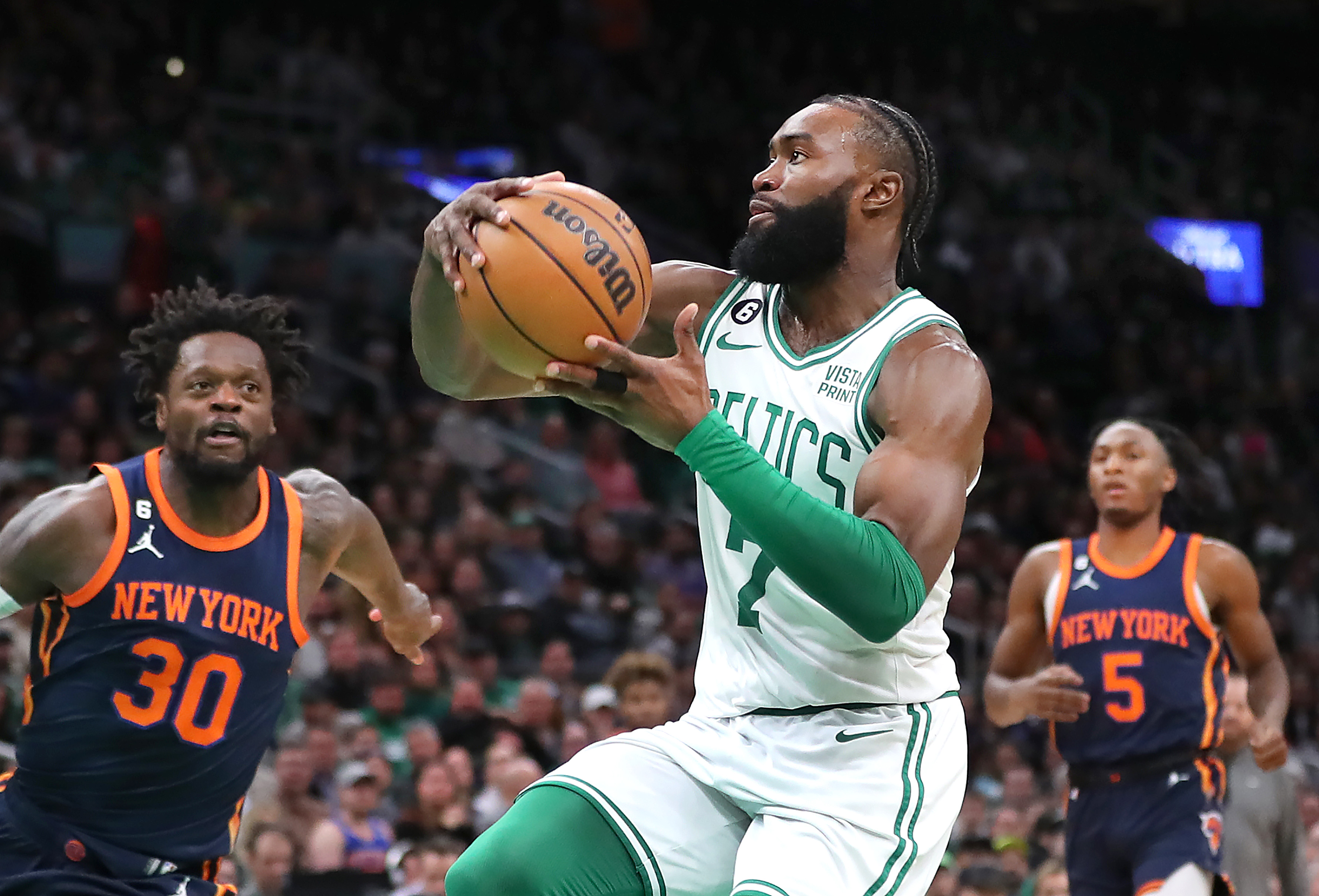 Jaylen Brown's career night in Celtics' win over Grizzlies shows just how  far his game has progressed - The Boston Globe