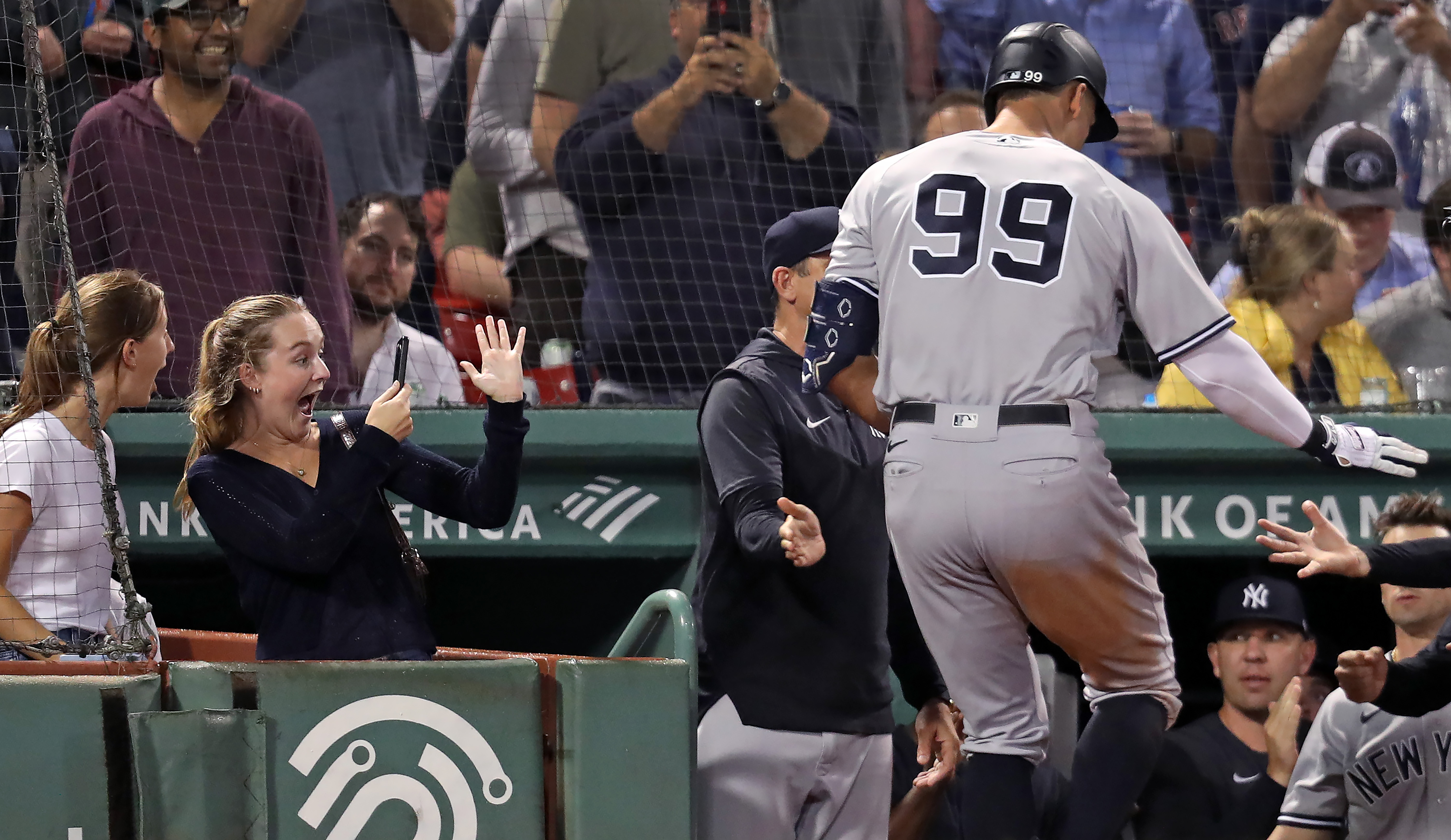 Aaron Judge hits 56th and 57th home runs against Red Sox at Fenway