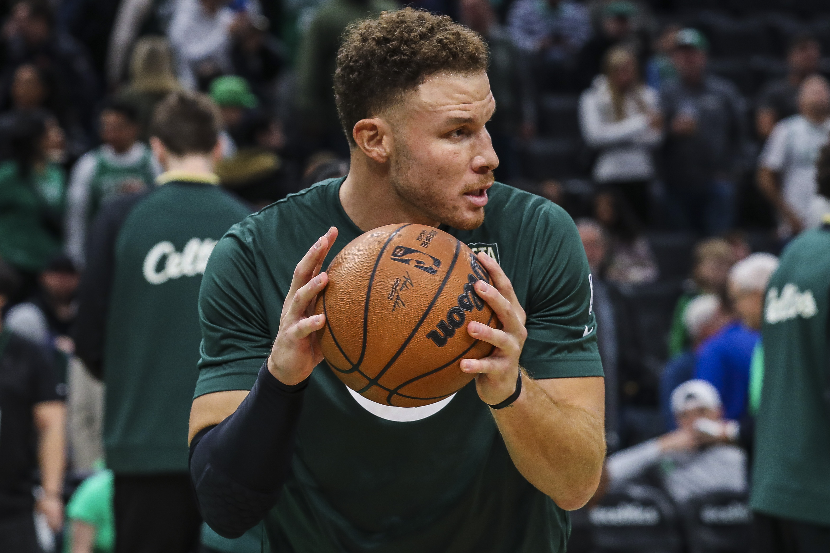 Celtics on NBC Sports Boston on X: It's a different atmosphere than I'm  used to. In a good way. Blake Griffin talks welcoming atmosphere with  the #Celtics after his first practice in