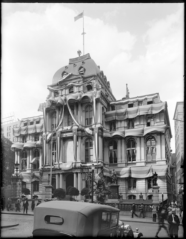 Leon H. Abdalian, "City Hall, School Street," Aug. 12, 1930.