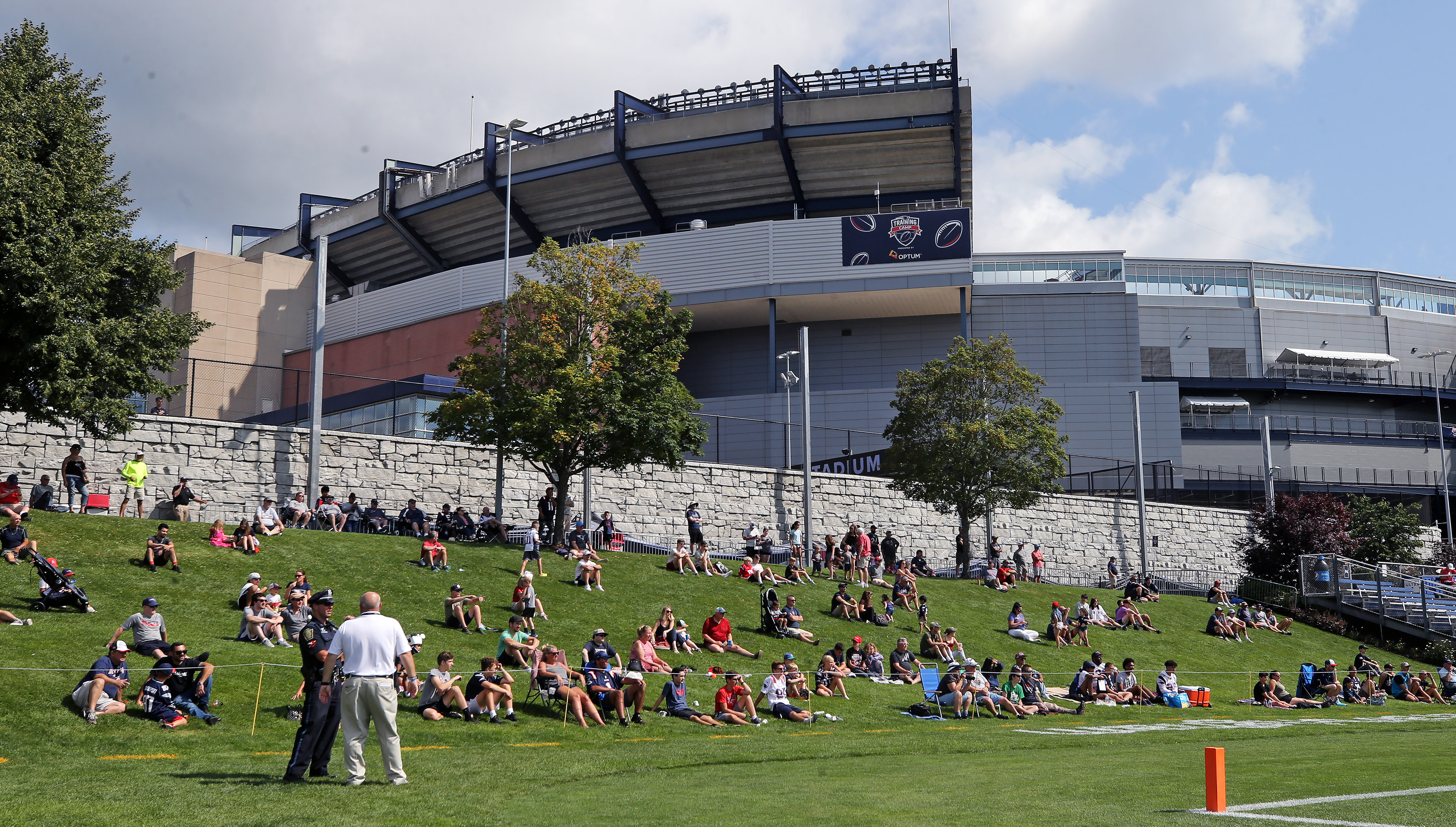 Gillette Stadium Lighthouse Taken Down As Construction Continues - CBS  Boston