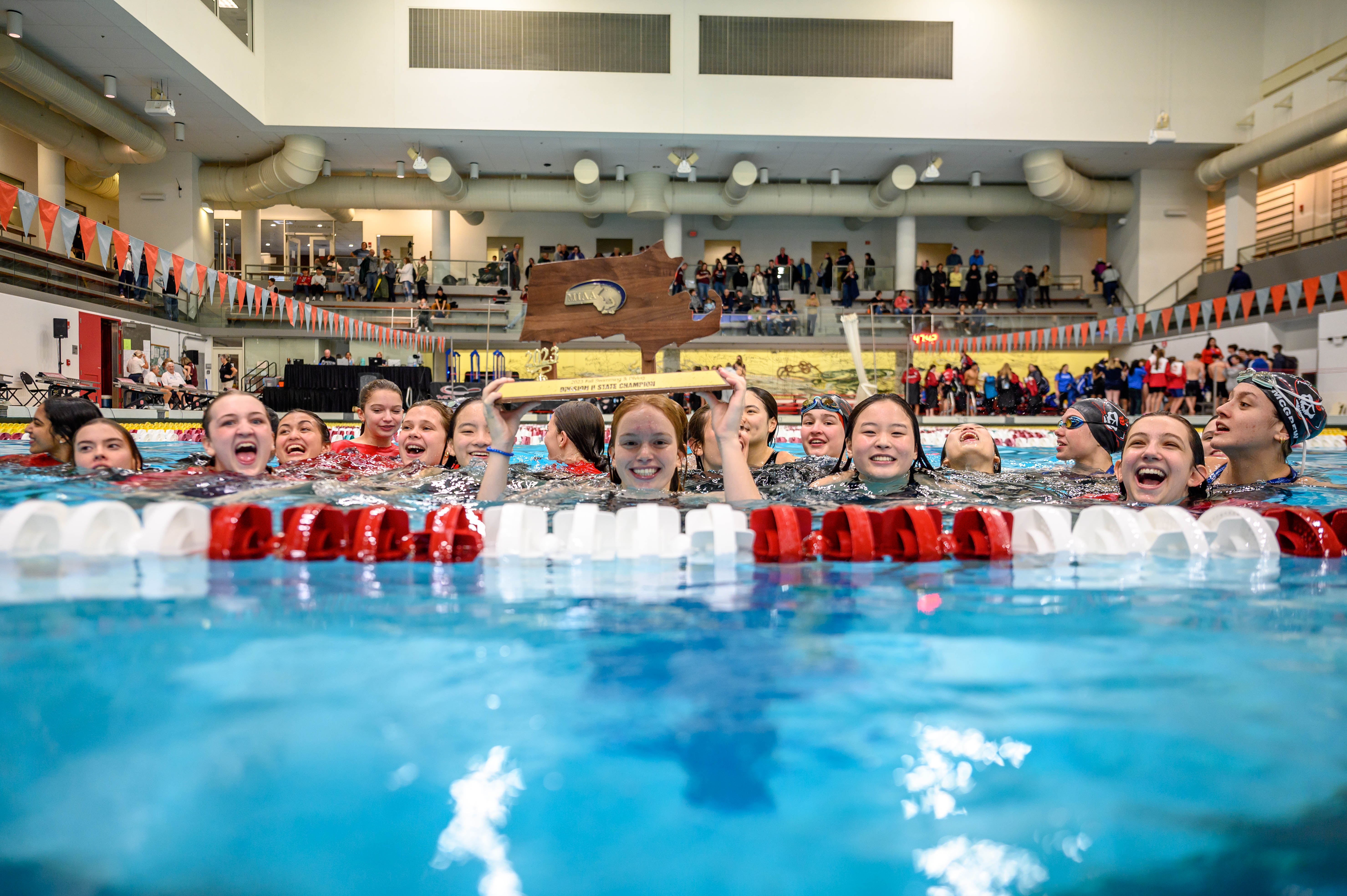 Natick vs. Wellesley virtual swim meet