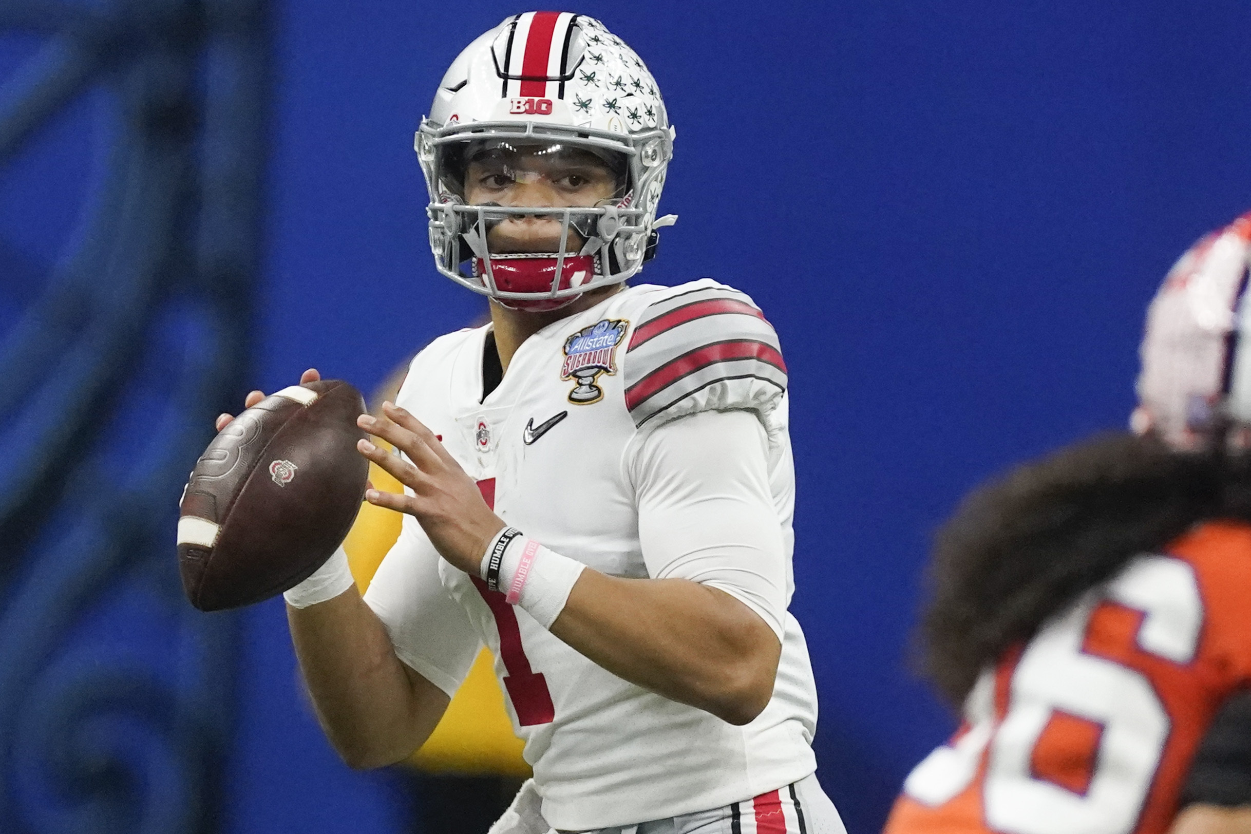 NFL Draft: The sky may be the limit for dual-threat Ohio State QB Justin  Fields - The Boston Globe