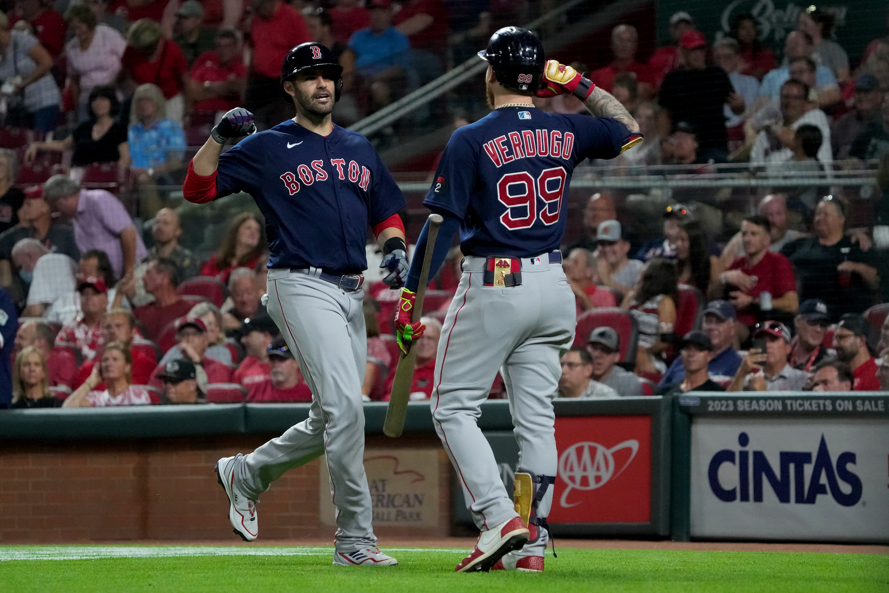 On sloppy day at Fenway, Angels hammer Brayan Bello, salvage one win from  Red Sox - The Boston Globe