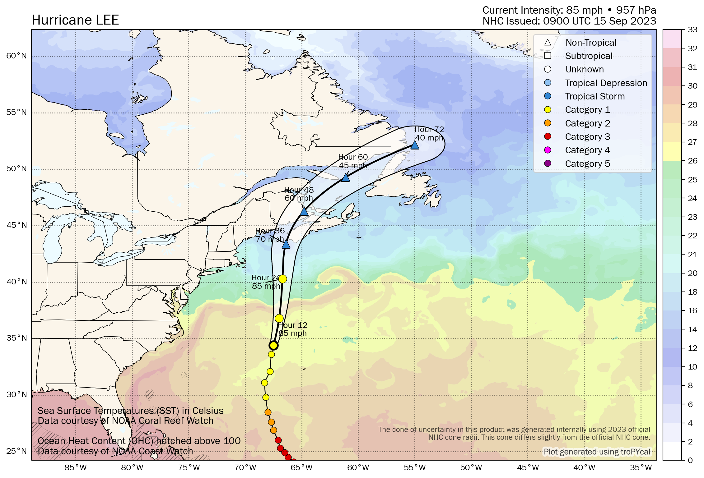 Path of Hurricane Lee 2023: Expected to peak Saturday in Boston