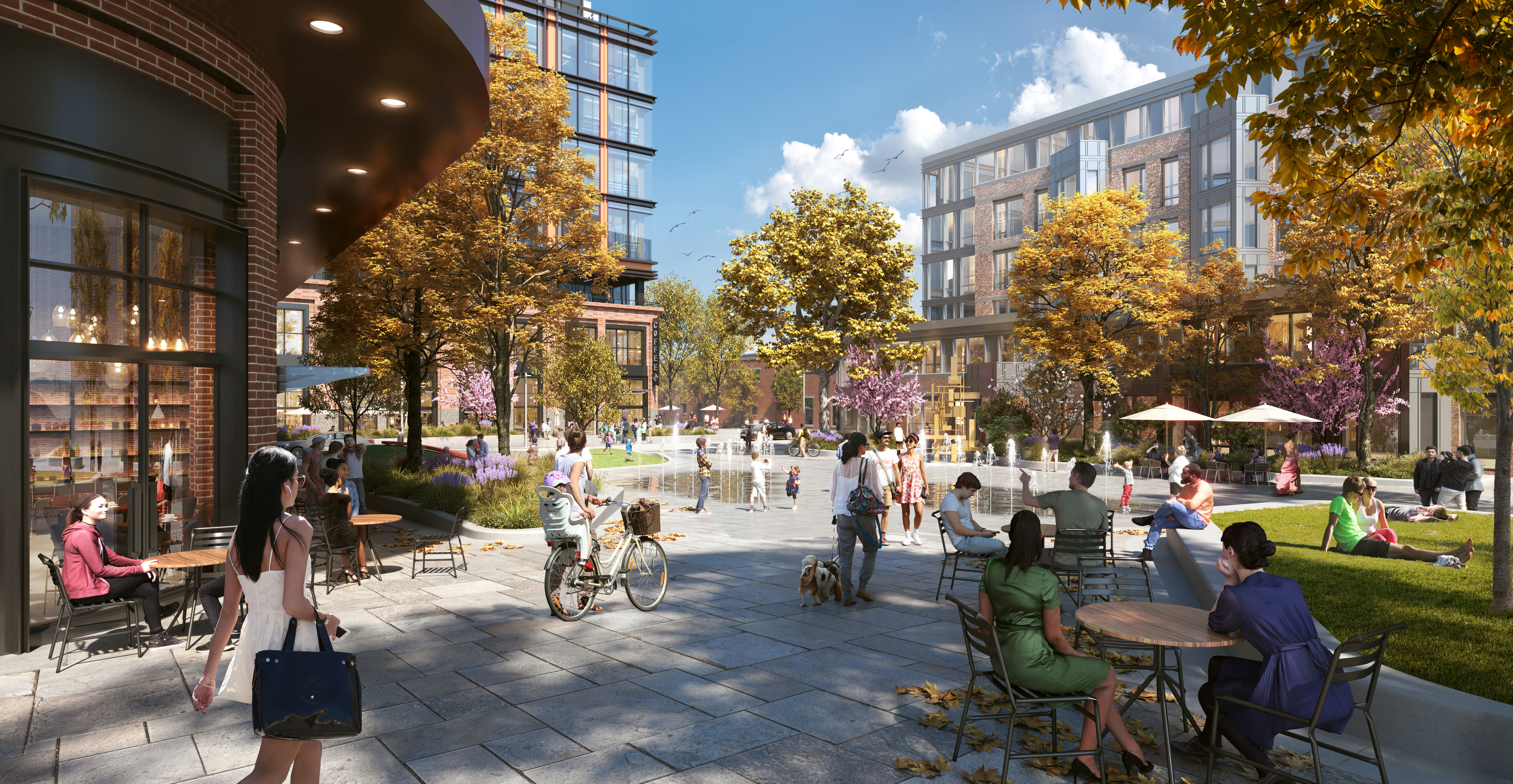 A rendering of a proposed office and lab complex proposed for Roland Street in Charlestown.