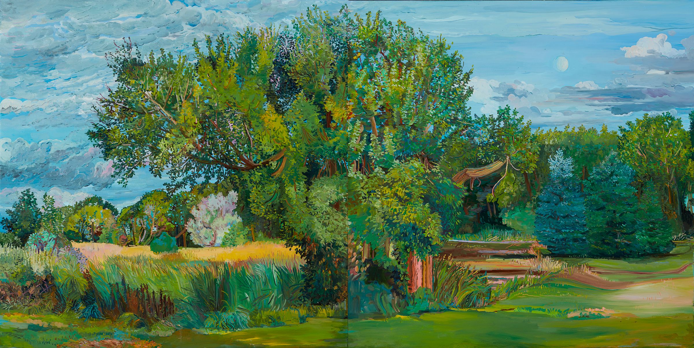 Nancy Friese's "Long Summer Light," painted in 2020.