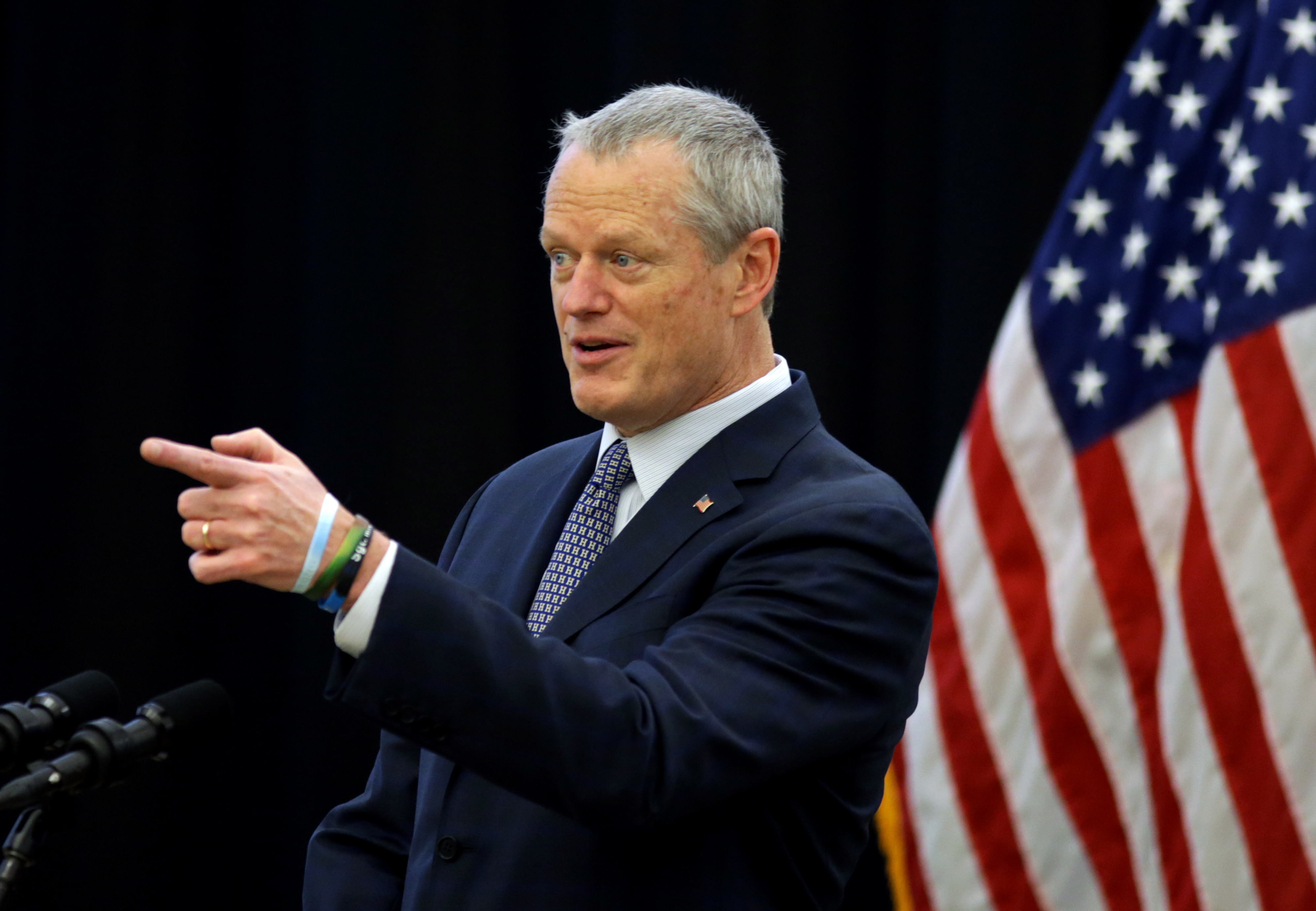 Charlie Baker draws parallels between Patriots draft pick Mac