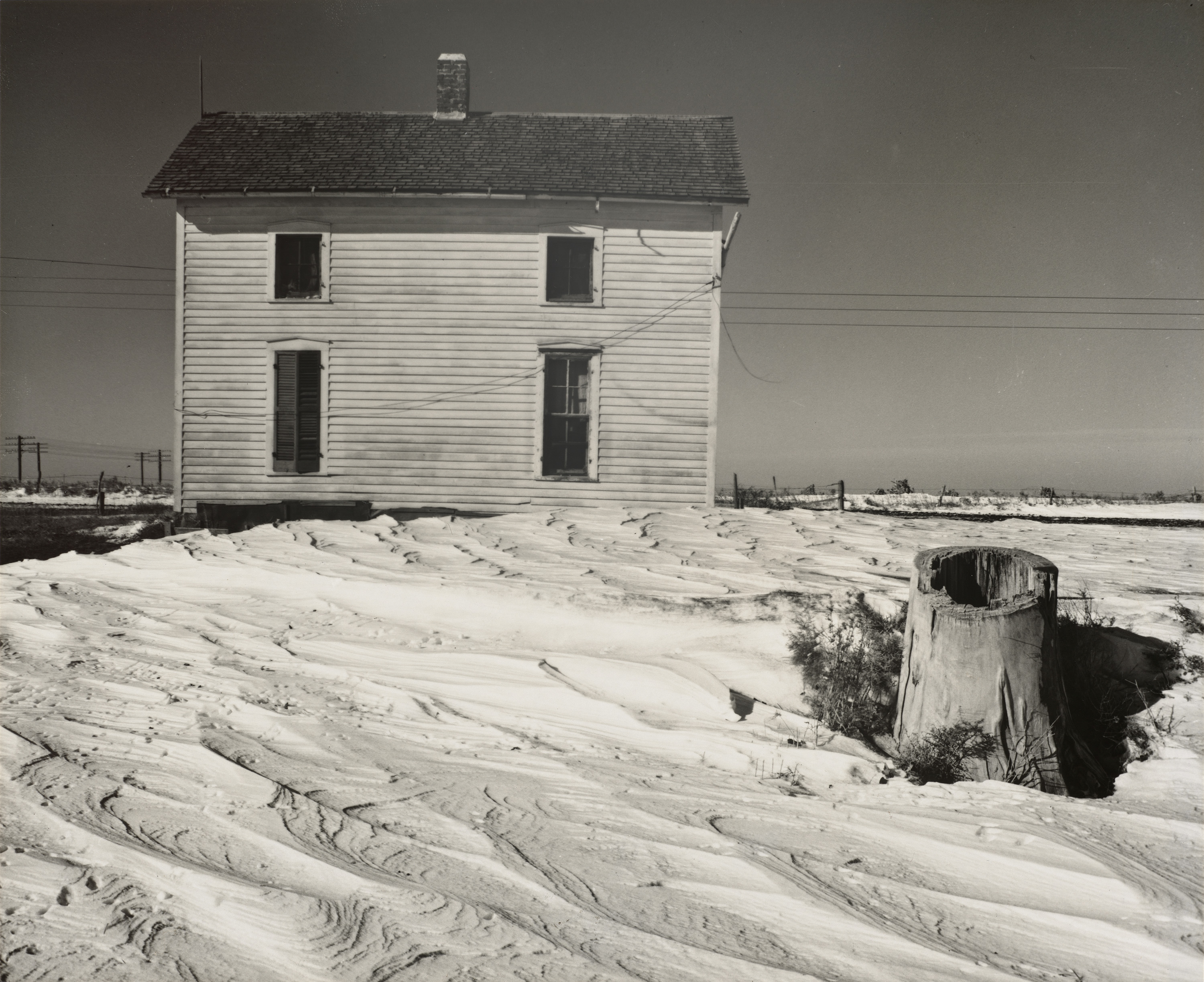 Wright Morris, "Abandoned House," from the series "The Inhabitants," 1940–41