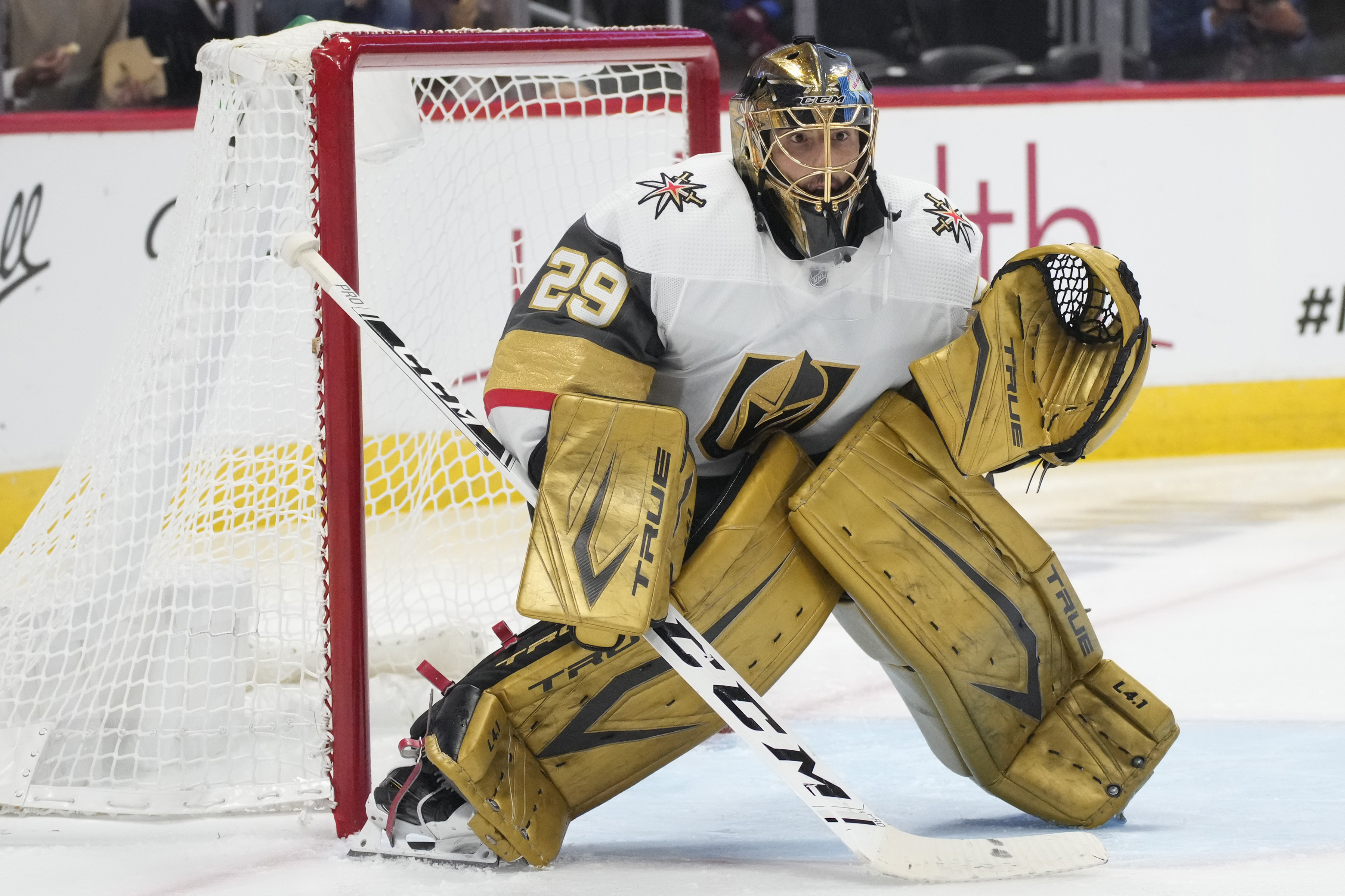 Marc-Andre Fleury says he's set to report to Chicago.