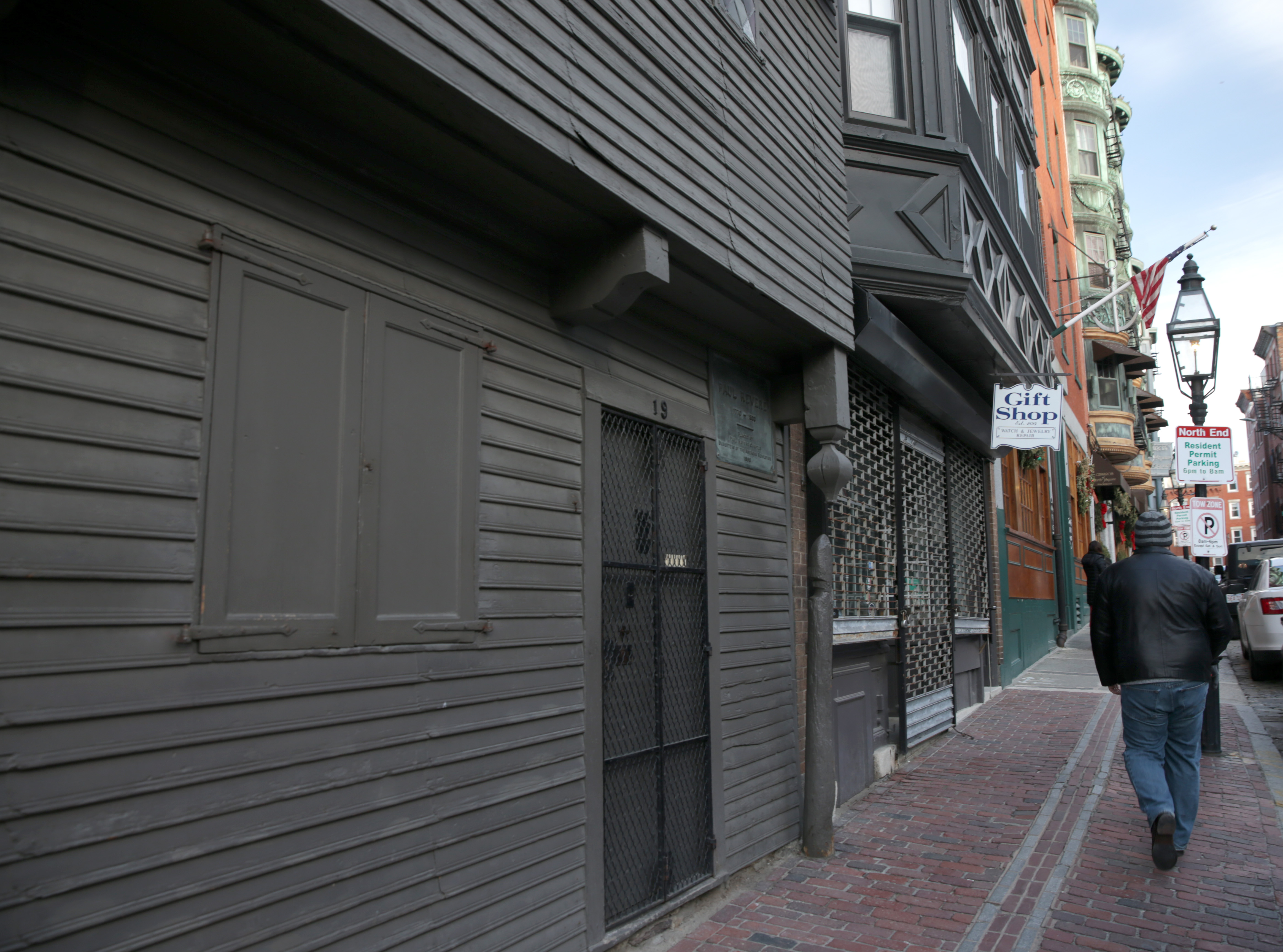 The Paul Revere House in Boston's North End.