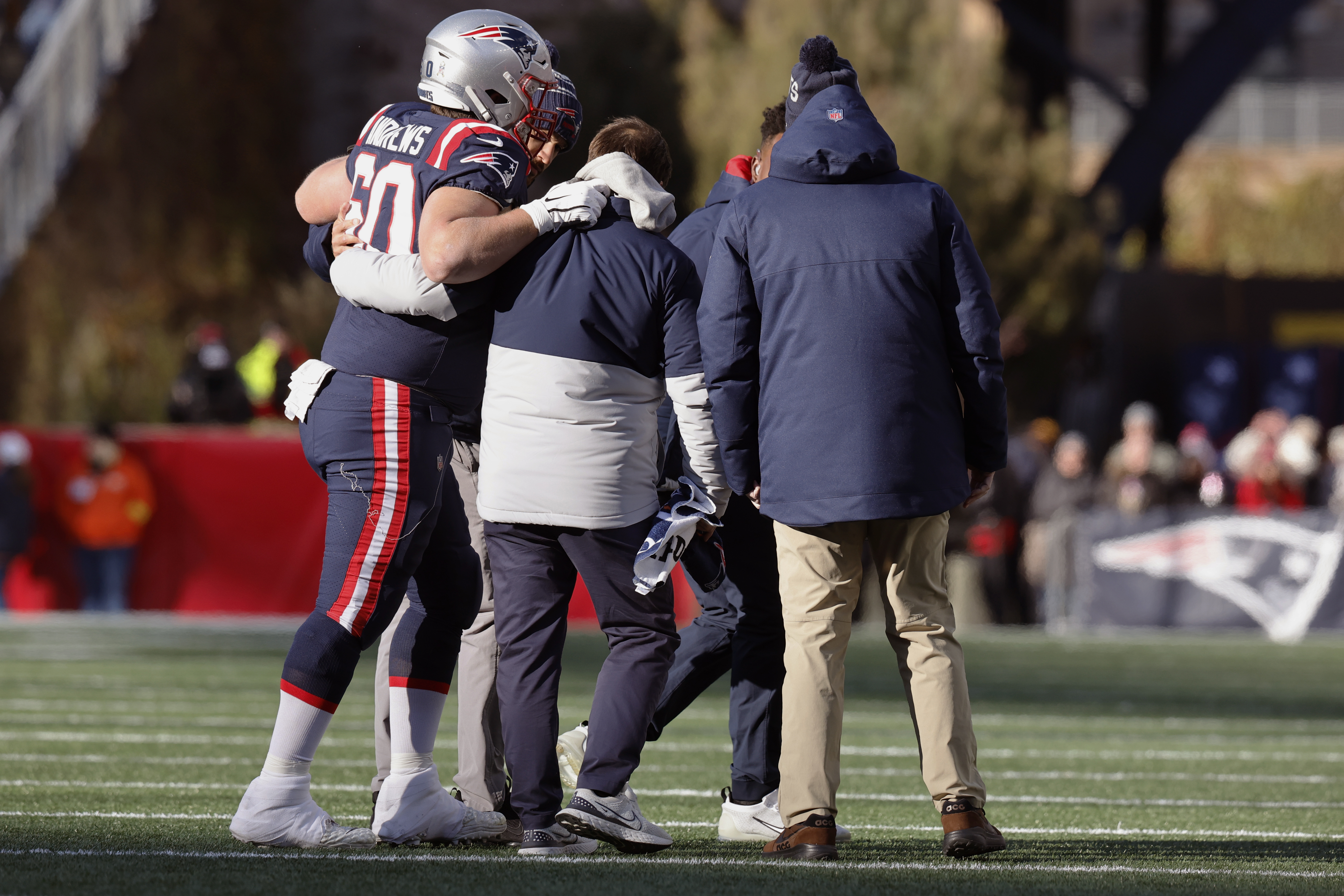 David Andrews gains foothold on Patriots' center position - The Boston Globe