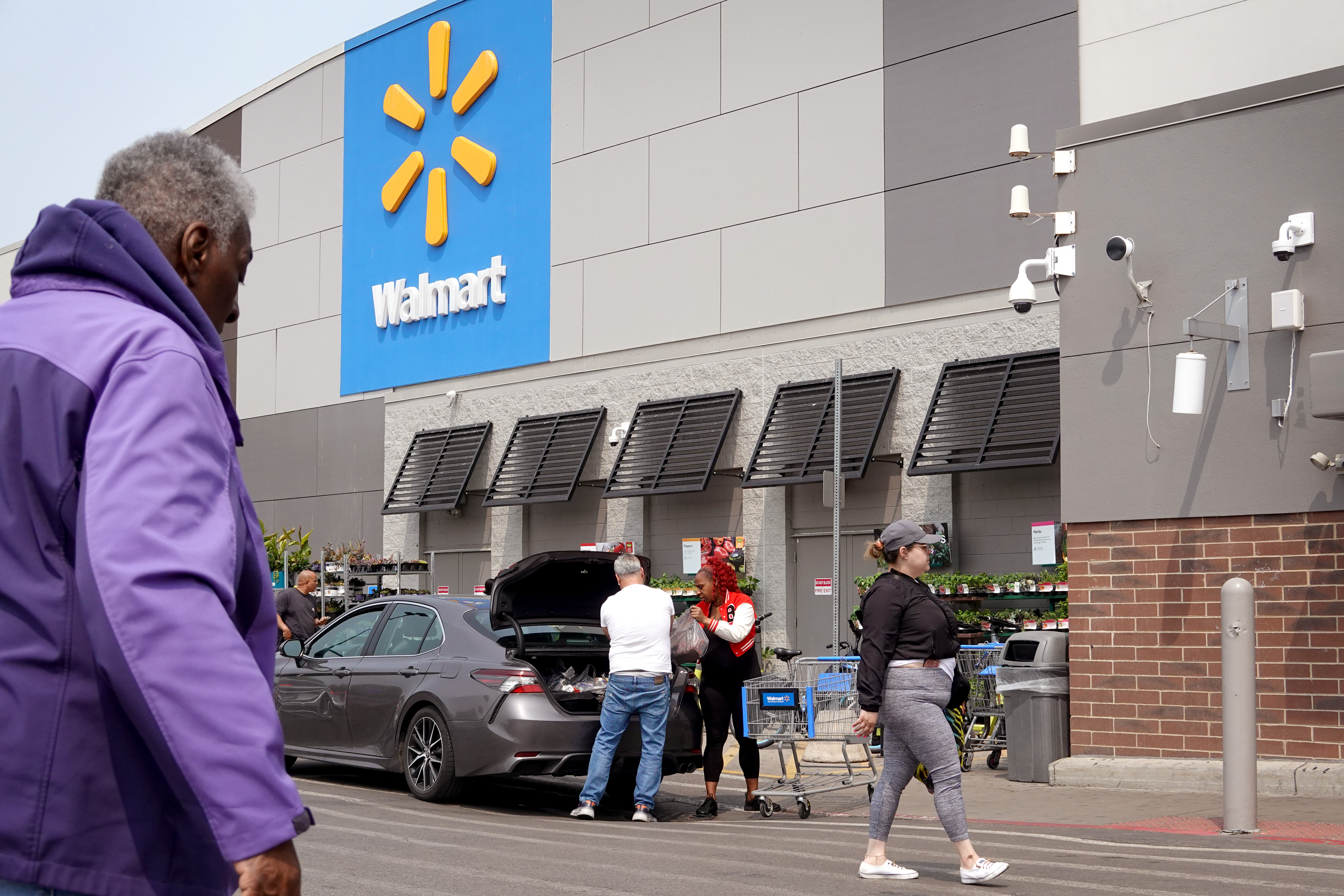 Walmart's online sales up 74 percent as shoppers shelter in place