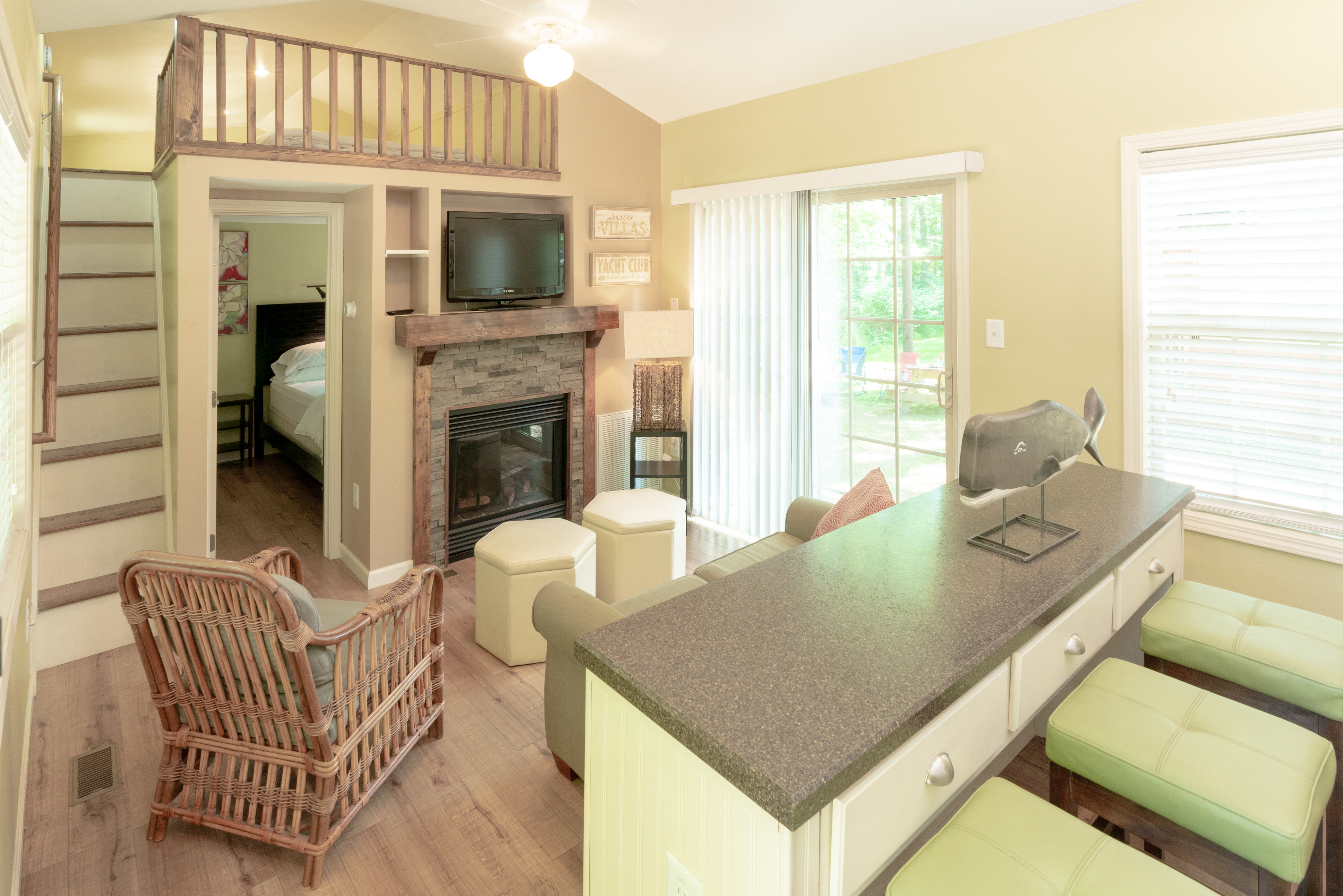 Sun RV Resorts's Wild Acres RV Resort in Old Orchard Beach has hiking trails on 30 acres of undeveloped land, a BMX bike track, and an aerial adventure park.